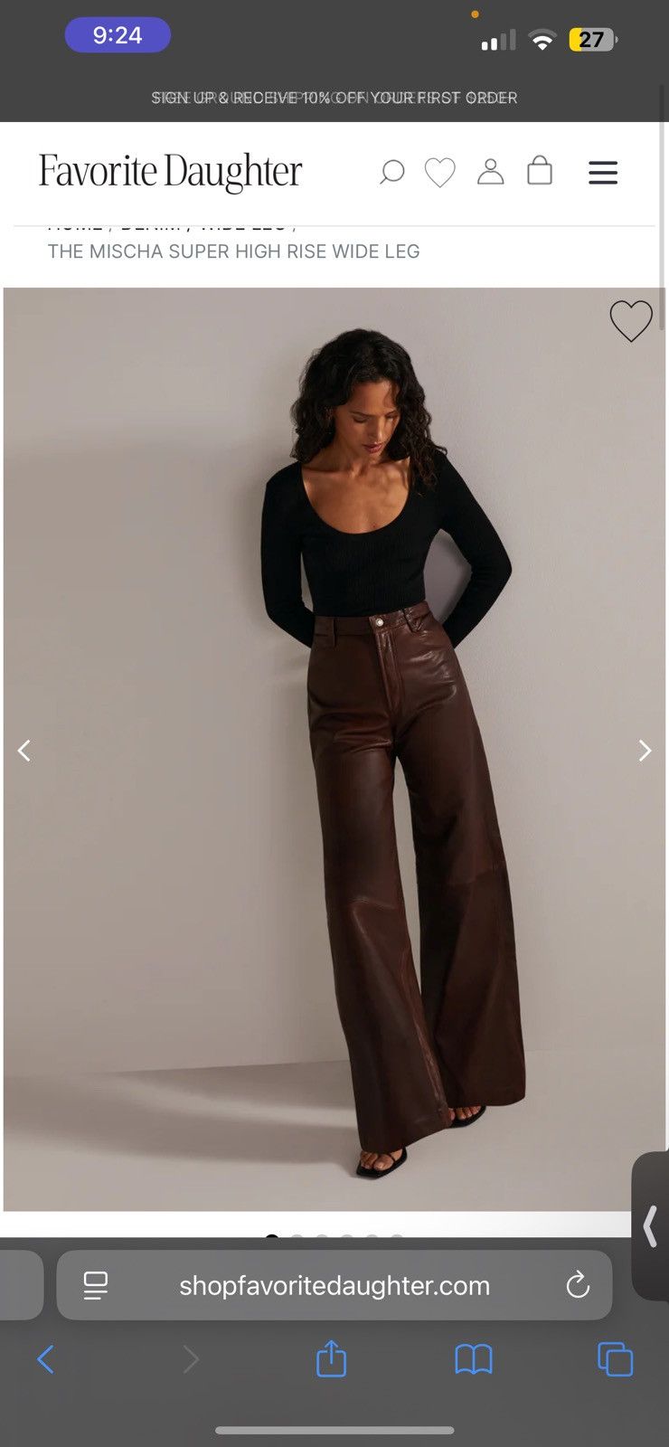 Other THE MISCHA SUPER HIGH RISE WIDE LEG Size 25" / US 0 / IT 36 - 5 Thumbnail