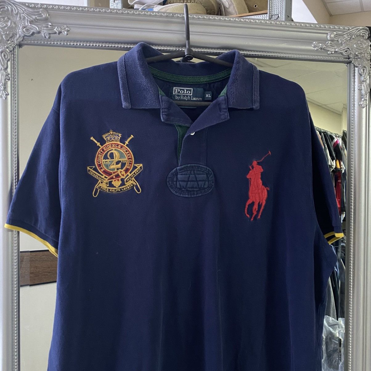 Polo Ralph Lauren Polo Ralph Lauren 2 Big Pony Rugby USA Y2k T-shirt Polos Size US L / EU 52-54 / 3 - 2 Thumbnail