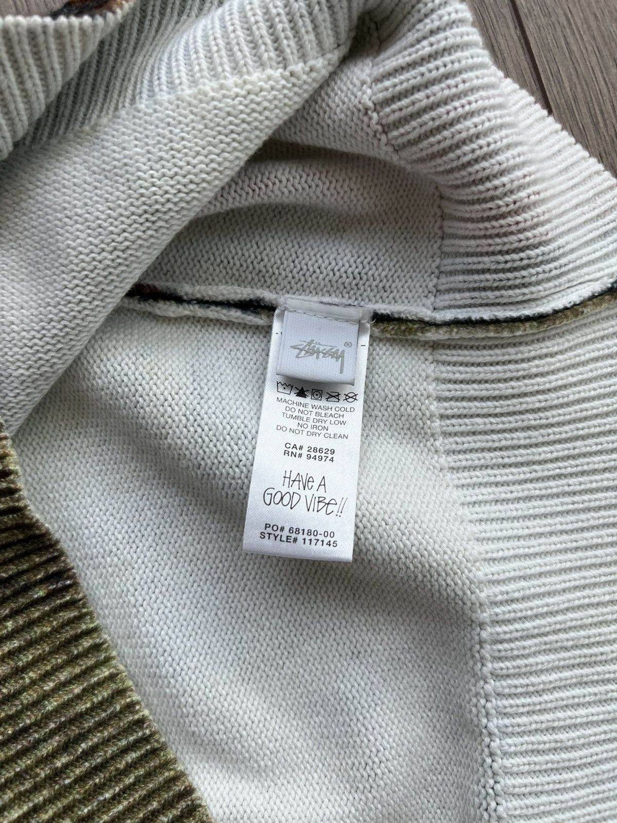 Stussy Stussy x Peter Tosh Knit Sweater Large Size US L / EU 52-54 / 3 - 9 Thumbnail