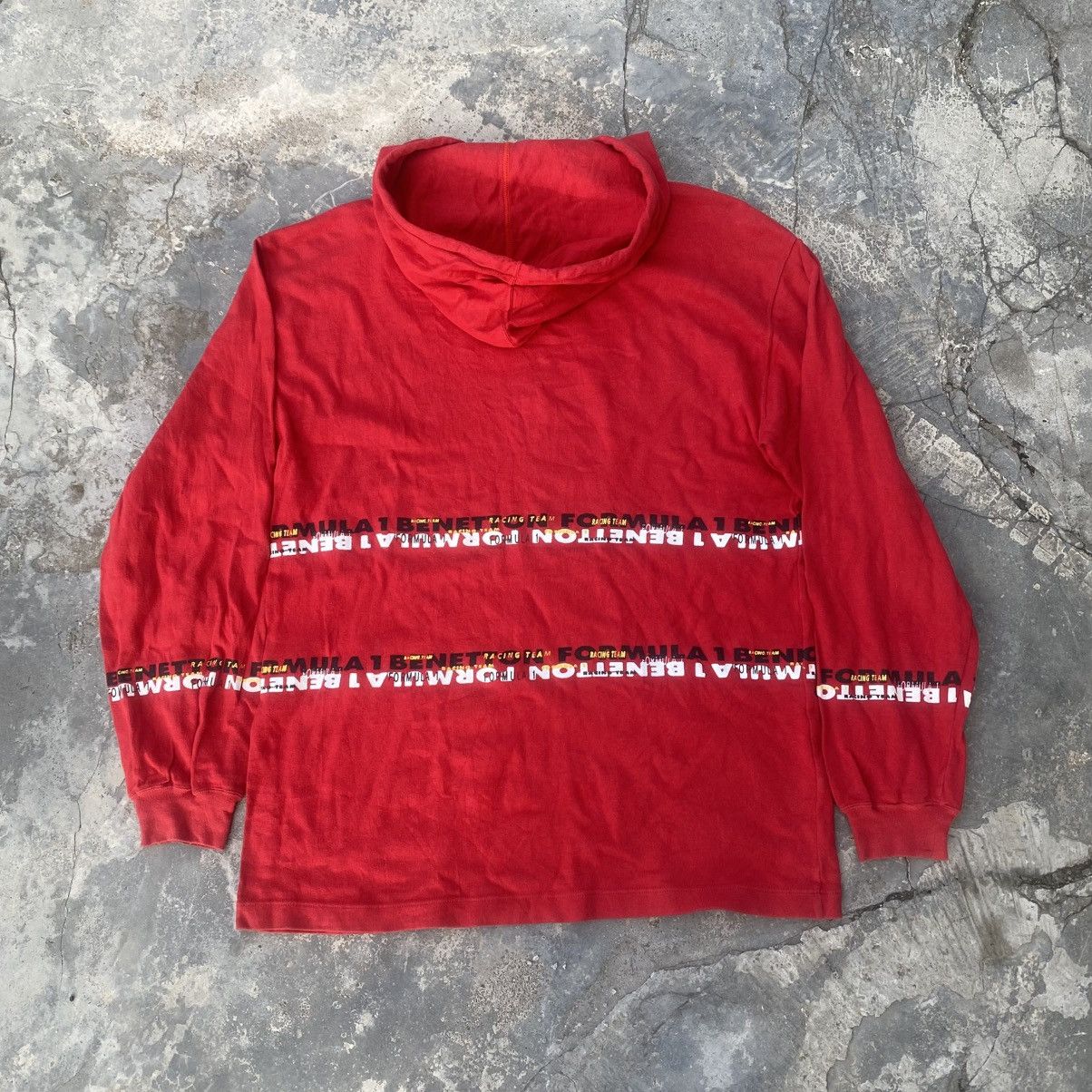 United Colors Of Benetton 1990s Benetton Formula 1 hoodie Size US M / EU 48-50 / 2 - 2 Thumbnail
