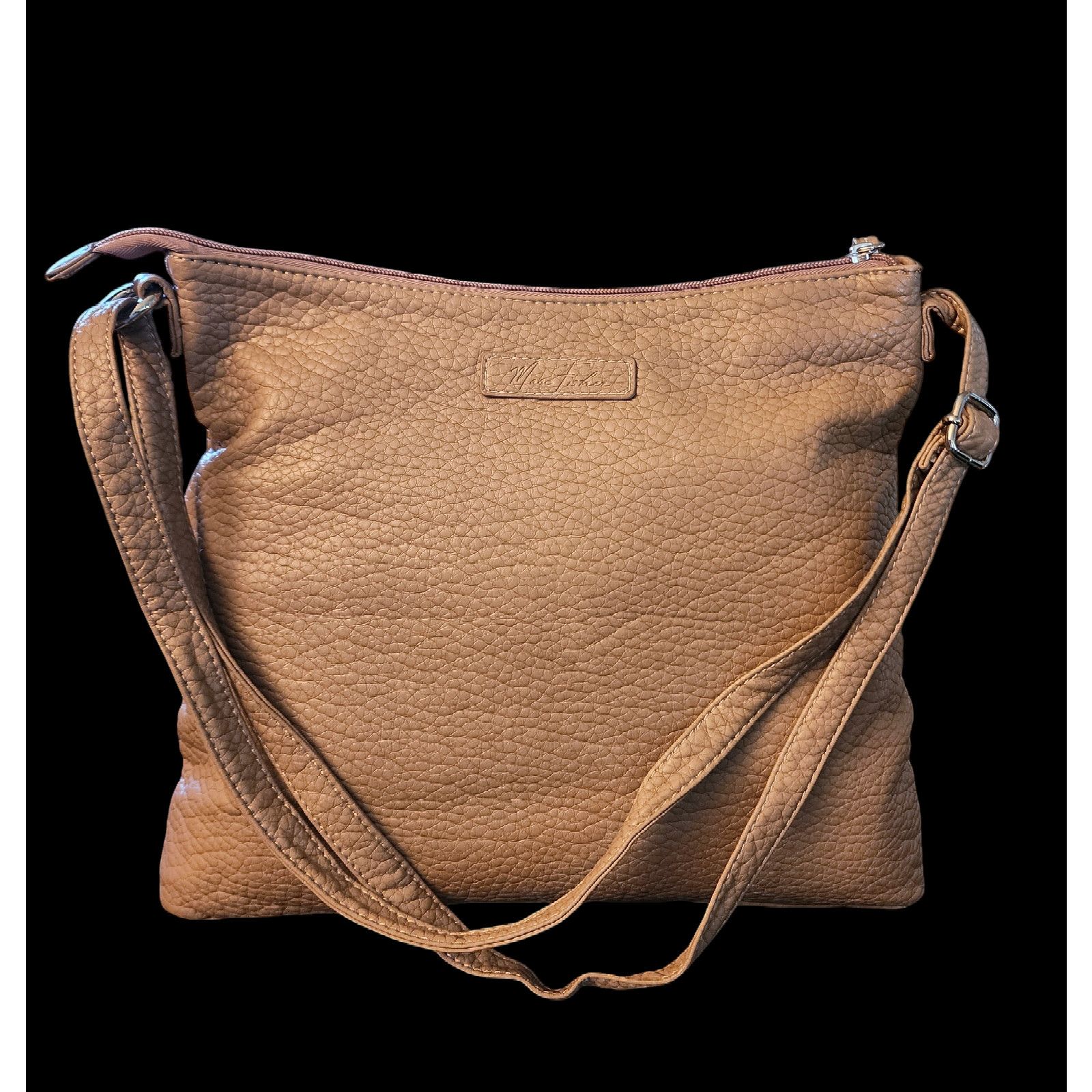 Marc Fisher Marc Fisher tan soft faux leather shoulder crossbody bag Size ONE SIZE - 2 Thumbnail
