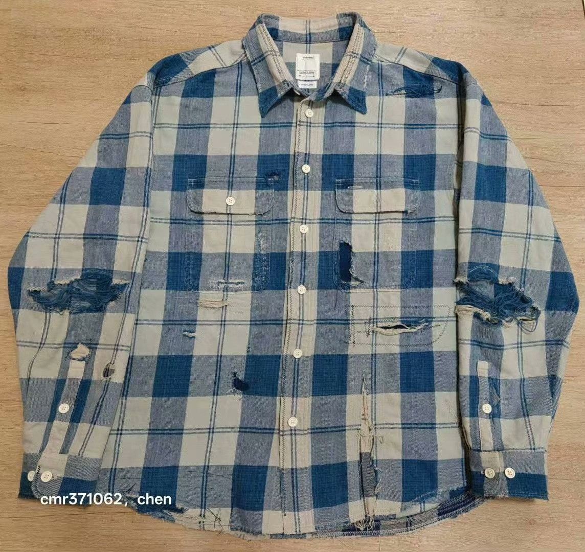 Visvim VISVIM 21SS LUMBER CHECK L/S CRASH Size US M / EU 48-50 / 2 - 1 Thumbnail