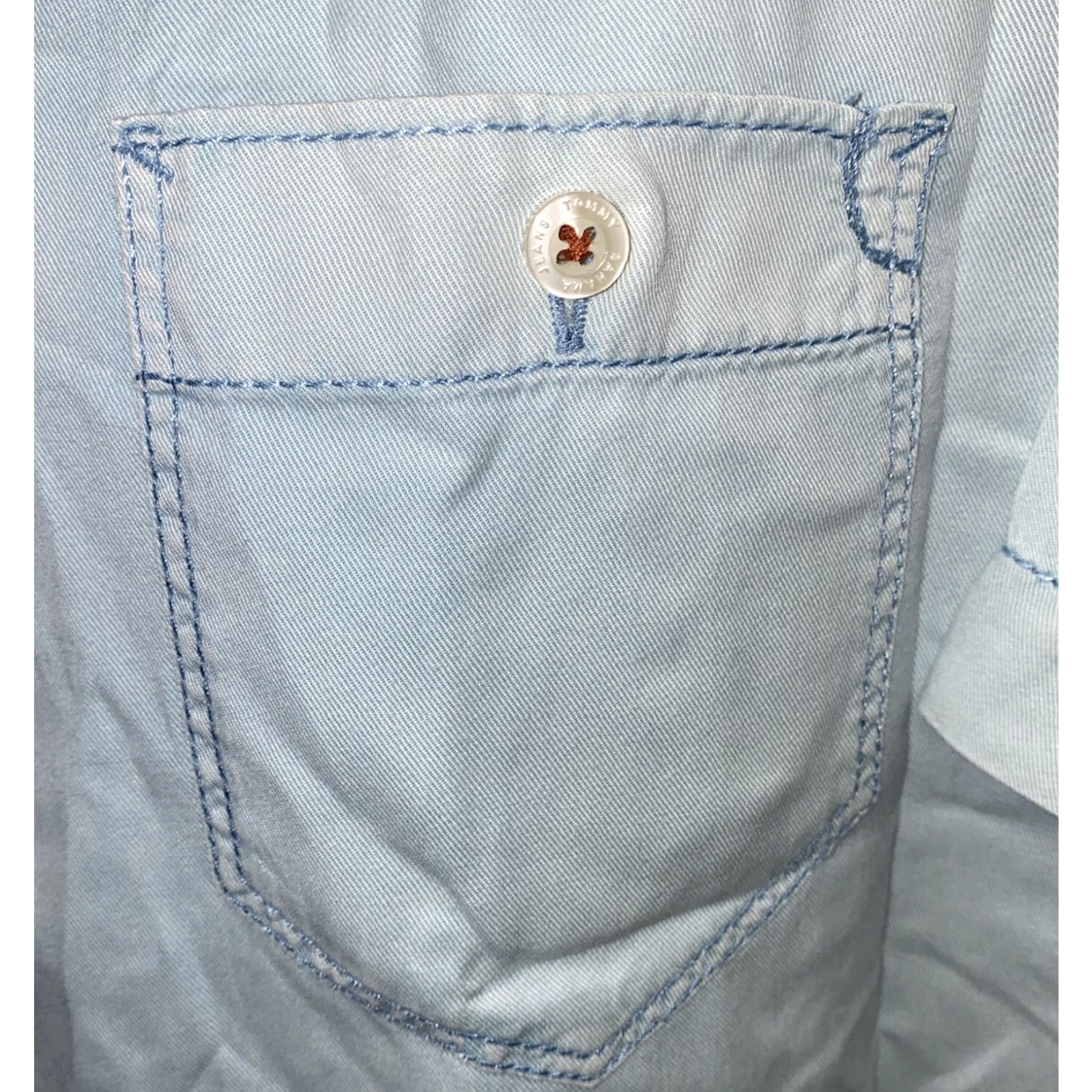 Tommy Bahama Tommy Bahama Shirt Men Blue Short Sleeve Button-Up L Cotton Blend Regular Size US L / EU 52-54 / 3 - 4 Thumbnail