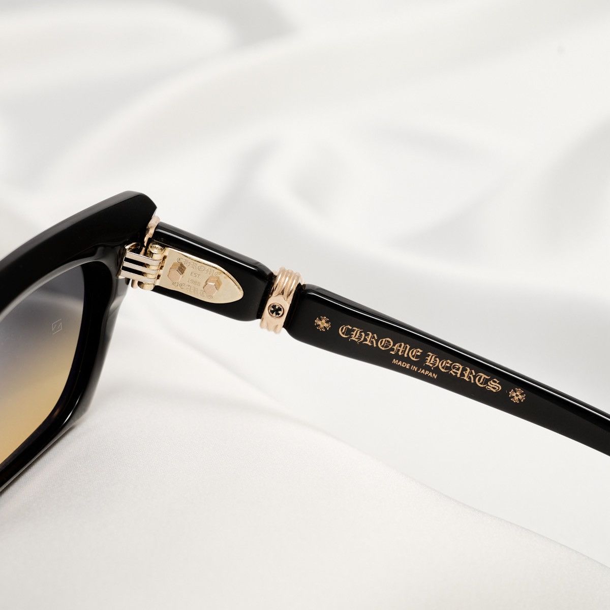 Chrome Hearts CHROME HEARTS CLITERALLY BLACK-18KGP SUNGLASSES Size ONE SIZE - 4 Thumbnail