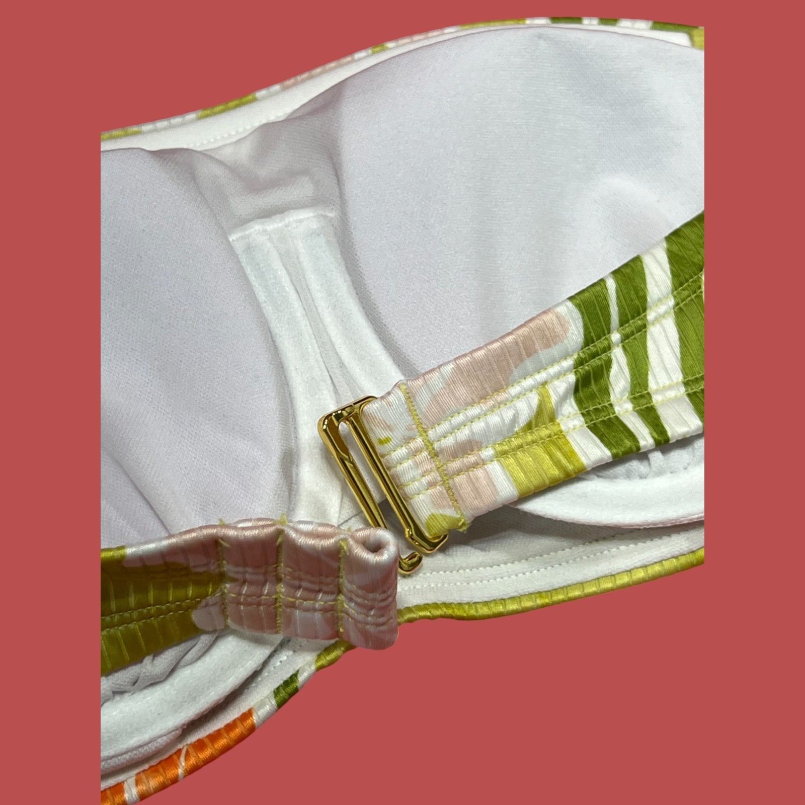 Other Shade & Shore - Women's Ribbed Hidden Underwire Bandeau Biki Size ONE SIZE - 13 Thumbnail
