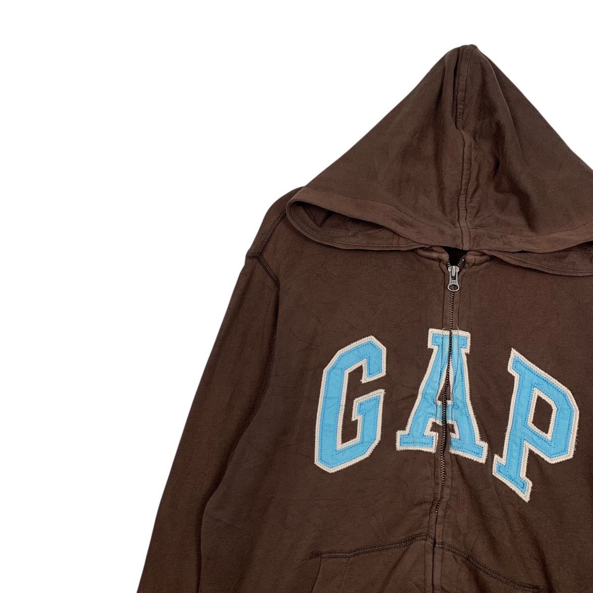 Gap Y2k Vintage GAP Big Logo Zipper Hoodie Sweatshirt #3595-C164 Size US S / EU 44-46 / 1 - 3 Thumbnail