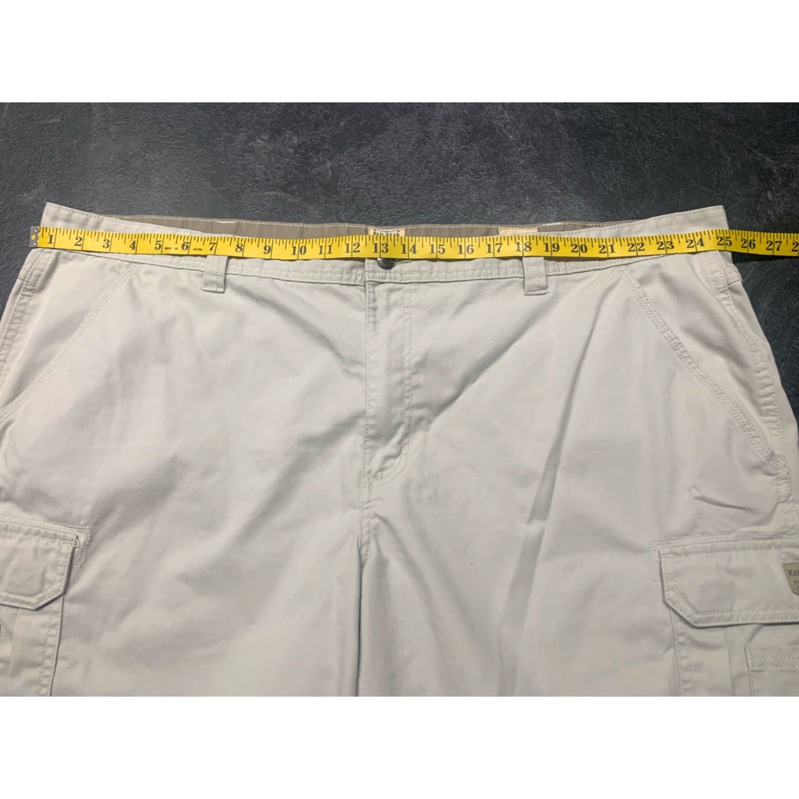 Vintage VINTAGE RedHead Cargo Shorts Big & Tall Men 50 Beige Cotton Casual Summer Outdoor Mens Size US 34 / EU 50 - 7 Thumbnail