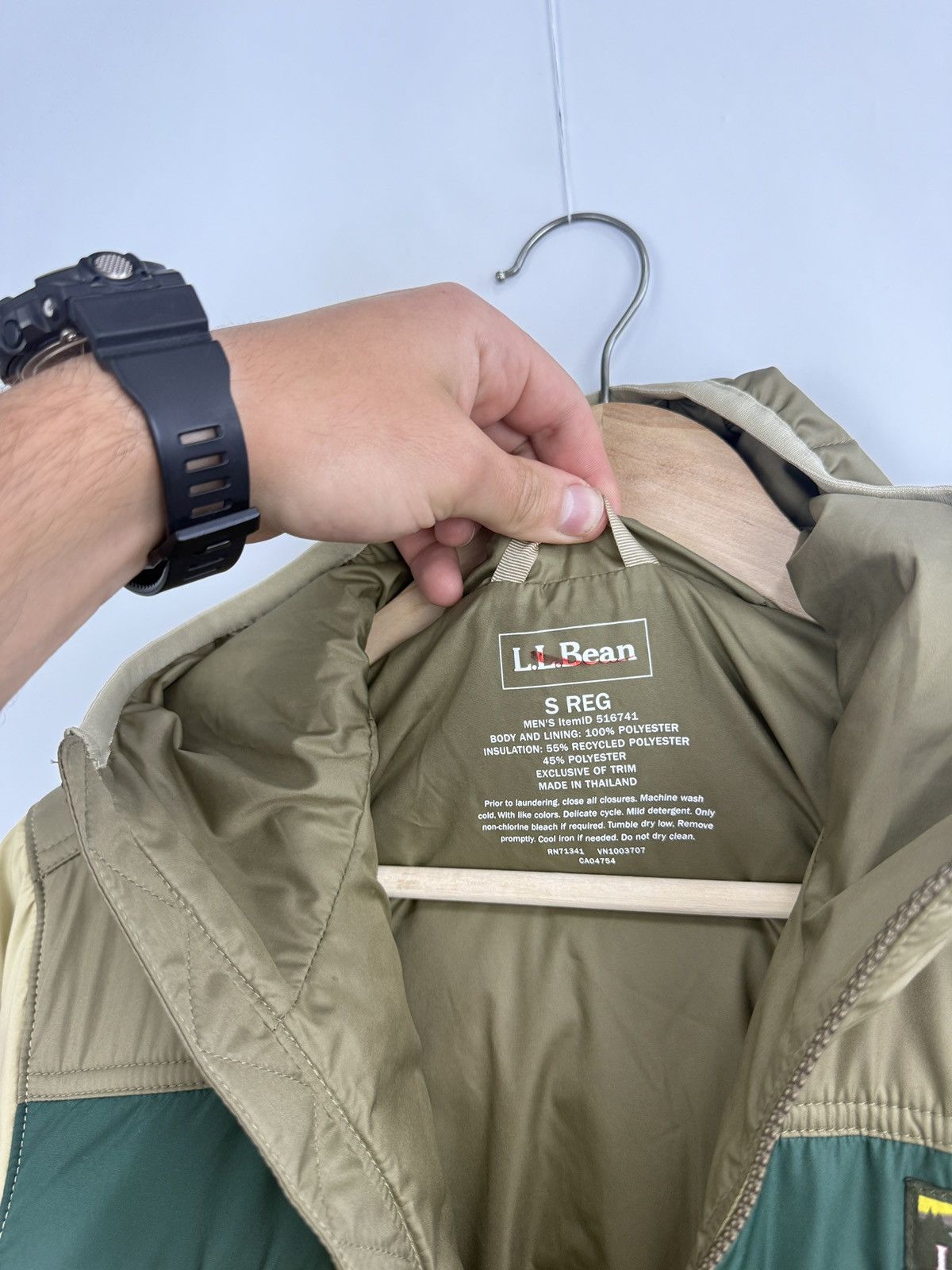 L.L. Bean 🇺🇸 L.L.Bean Hooded Insulated Jacket Hiking Camping Outdoor Size US S / EU 44-46 / 1 - 8 Thumbnail