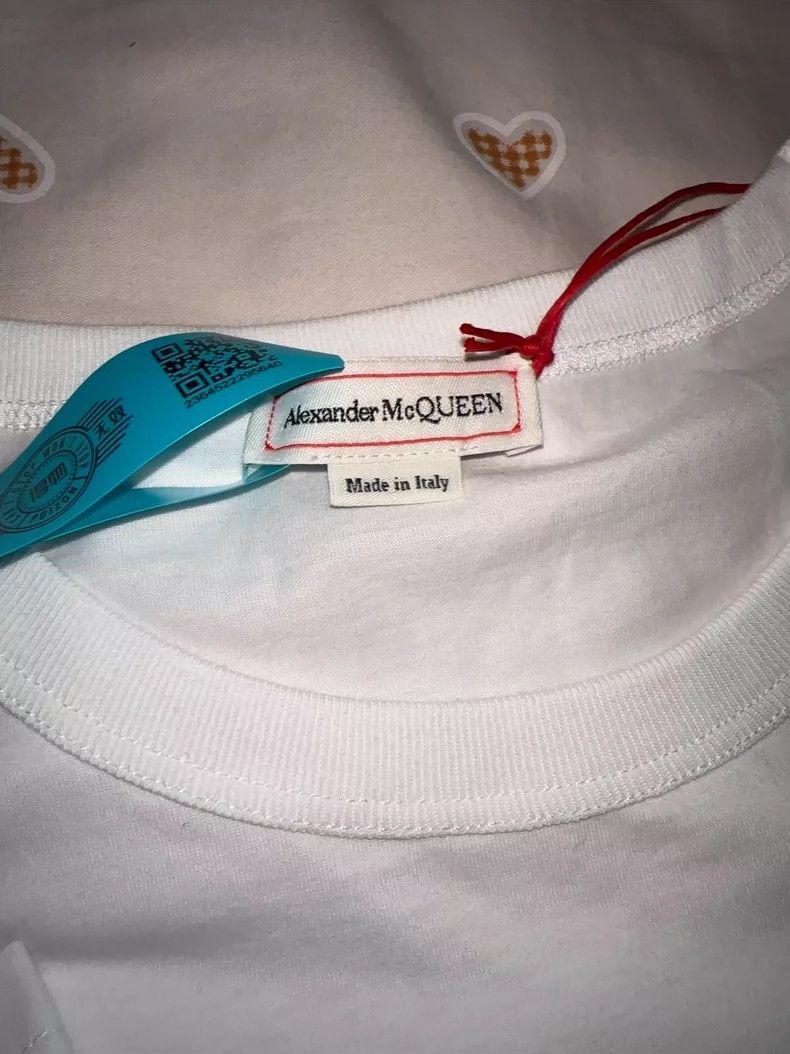 Alexander McQueen Alexander McQUEEN Loose short - sleeved T - shirt for men w Size US M / EU 48-50 / 2 - 3 Thumbnail