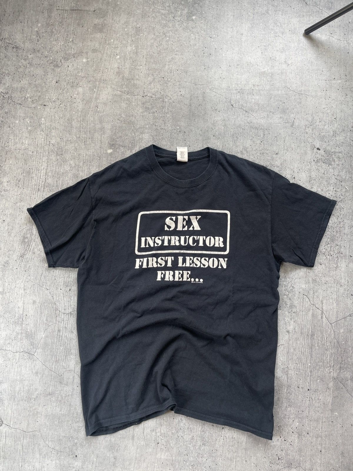 Other 🔞 "SEX INSTRUCTOR" Vintage 00s Crazy Humor T-shirt Tee L Size US L / EU 52-54 / 3 - 2 Thumbnail