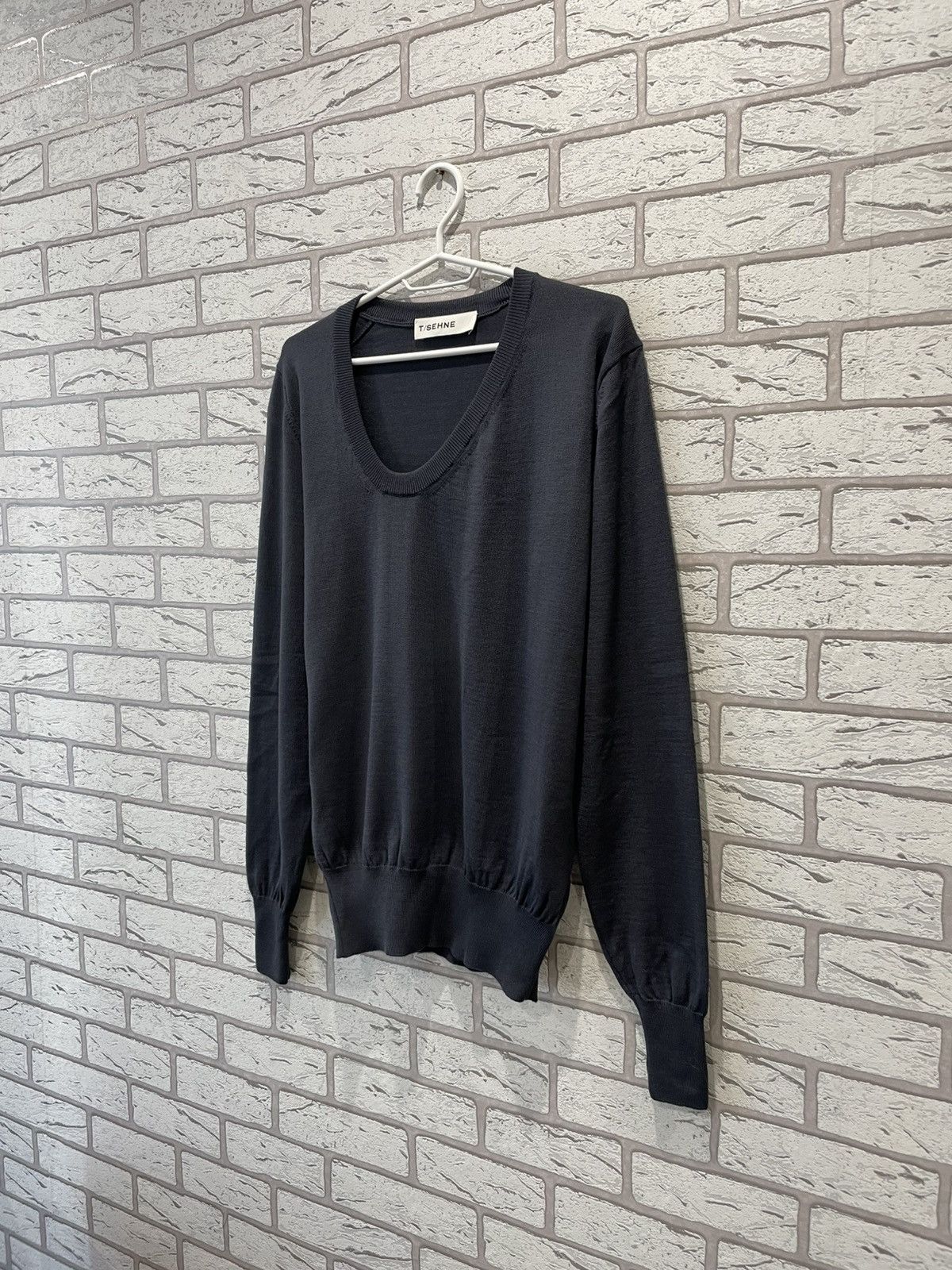 Designer × Japanese Brand T/SEHNE Thomas Sehne Summer / 2020 Collection Wool Sweater Size US M / EU 48-50 / 2 - 2 Thumbnail