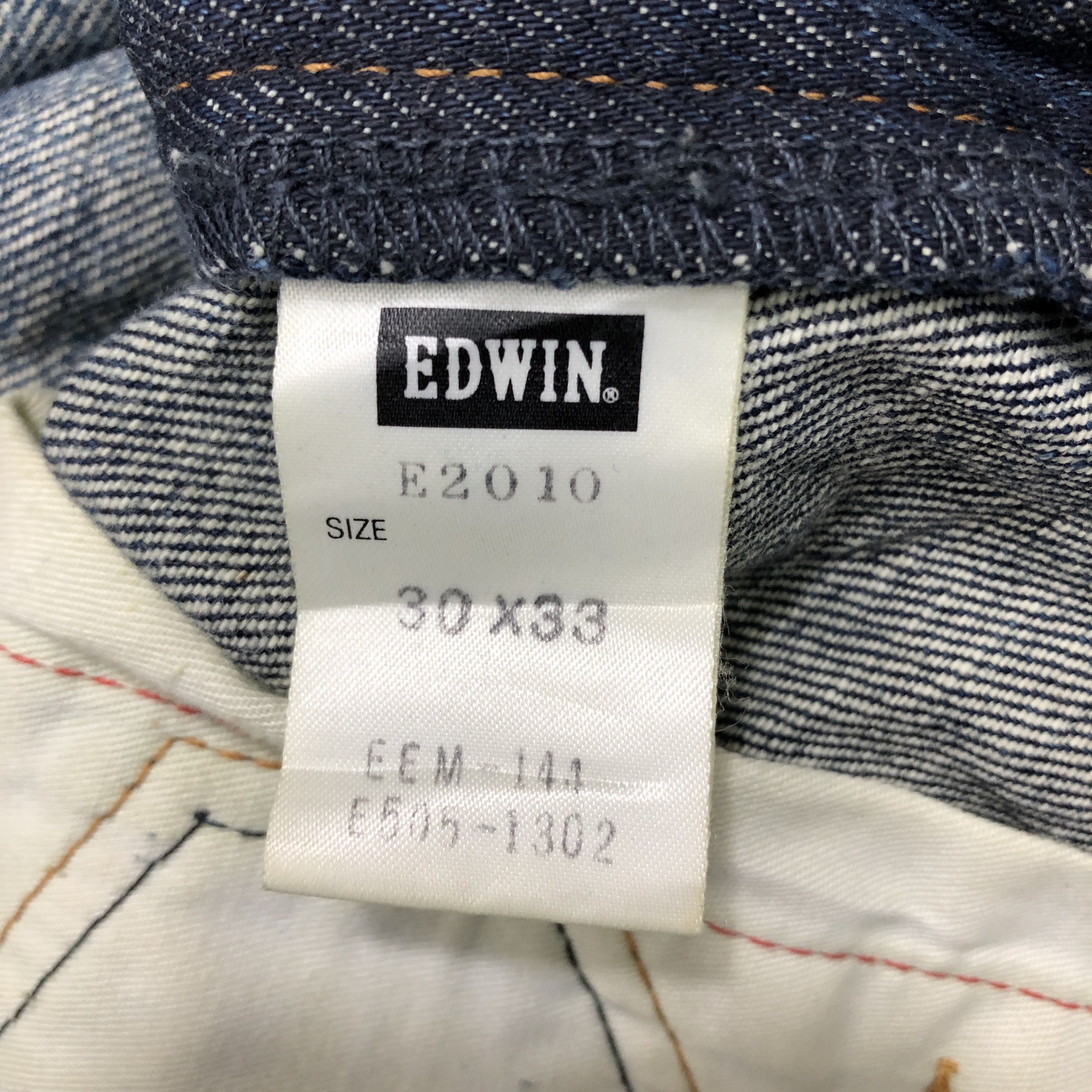 Edwin × Vintage 30 x 26.5 Vintage Edwin Jeans L1460 Size US 30 / EU 46 - 10 Thumbnail