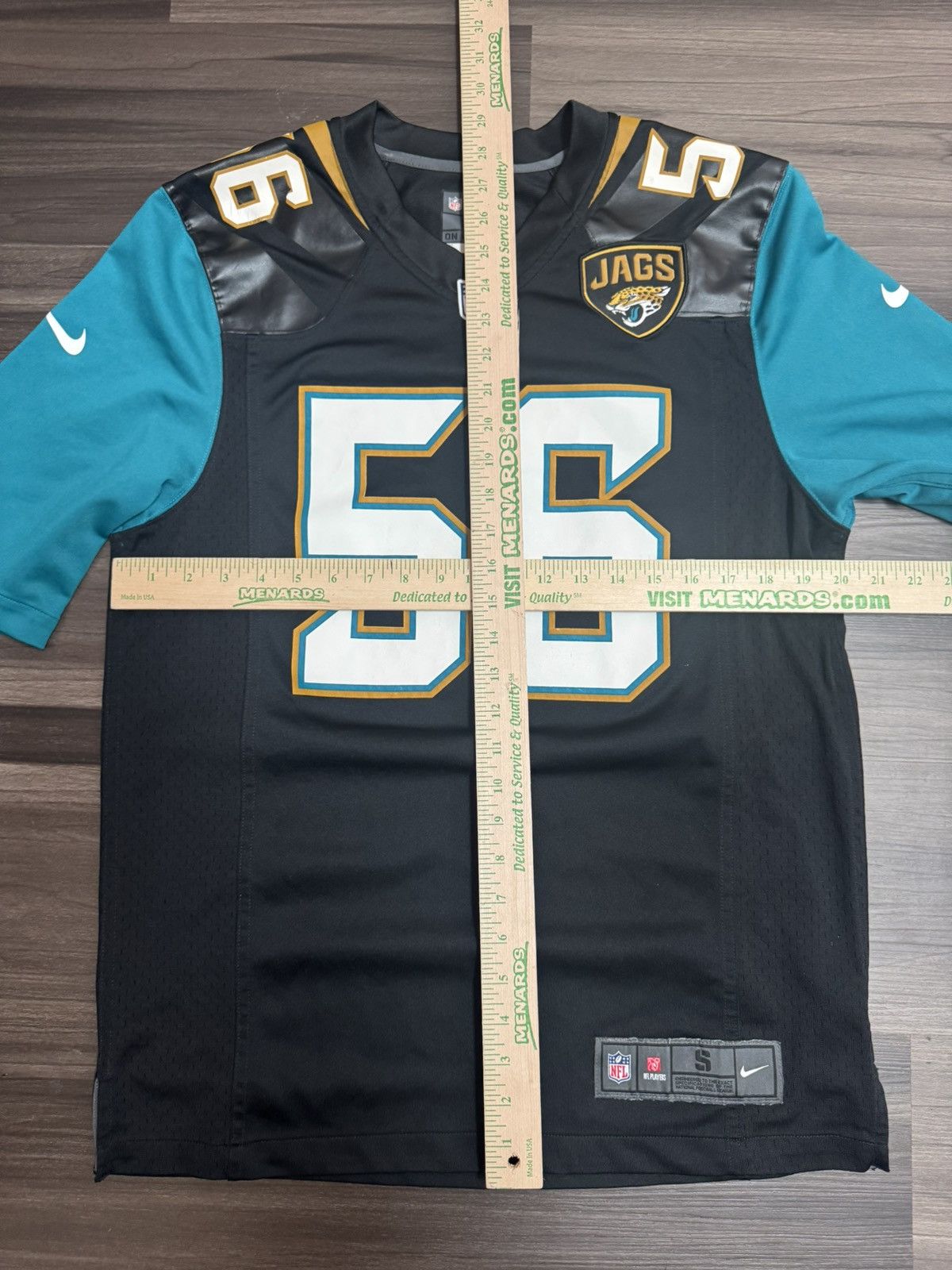 Nike Dante Fowler Jr #56 Jacksonville Jaguars NFL Game Jersey Size US S / EU 44-46 / 1 - 7 Thumbnail