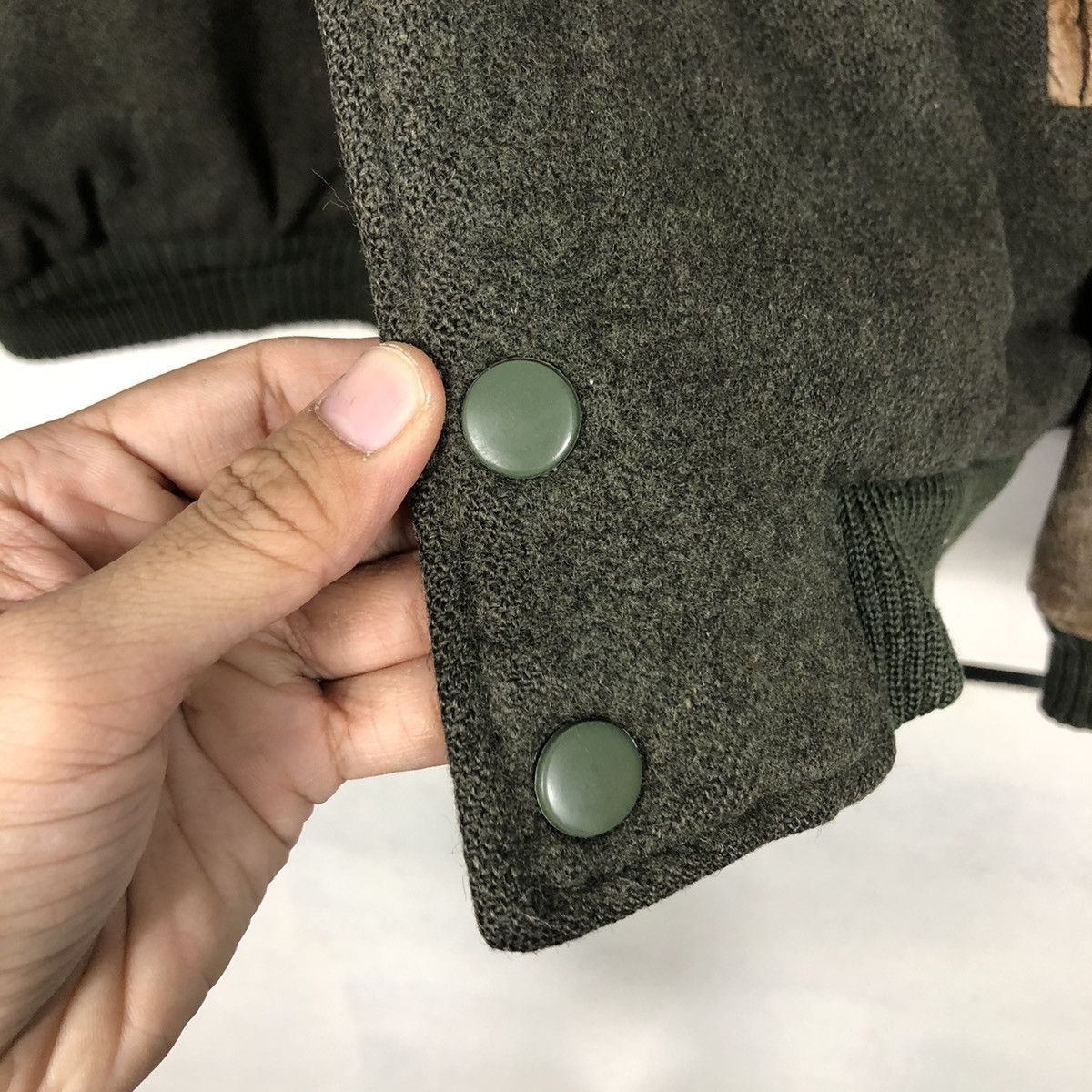 Japanese Brand 📌Vintage Leather Bomber Jacket The Market Issey Miyake Size US L / EU 52-54 / 3 - 17 Thumbnail