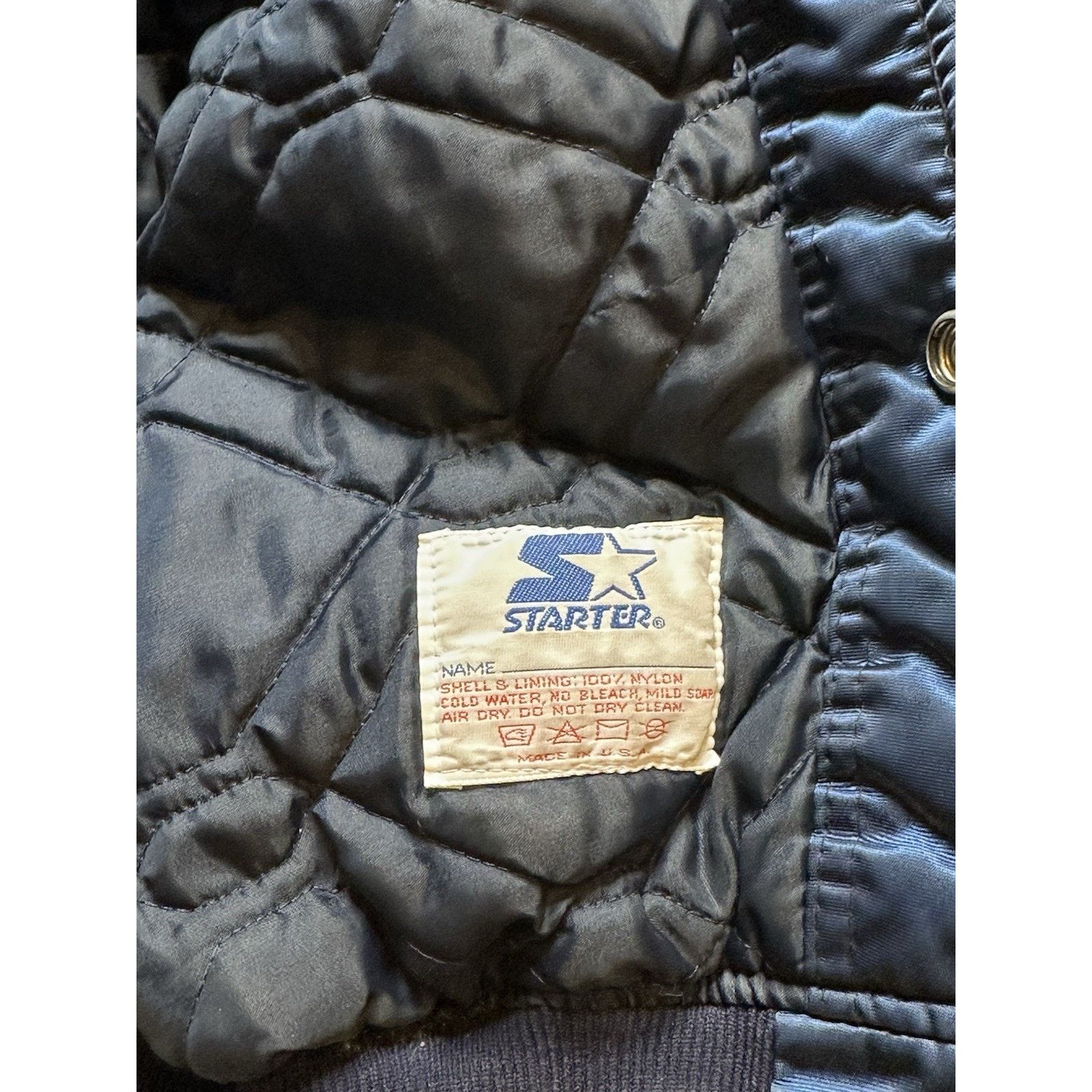 Starter VINTAGE 80s New York Yankees STARTER Satin Jacket XL Bomber Size US XL / EU 56 / 4 - 12 Thumbnail