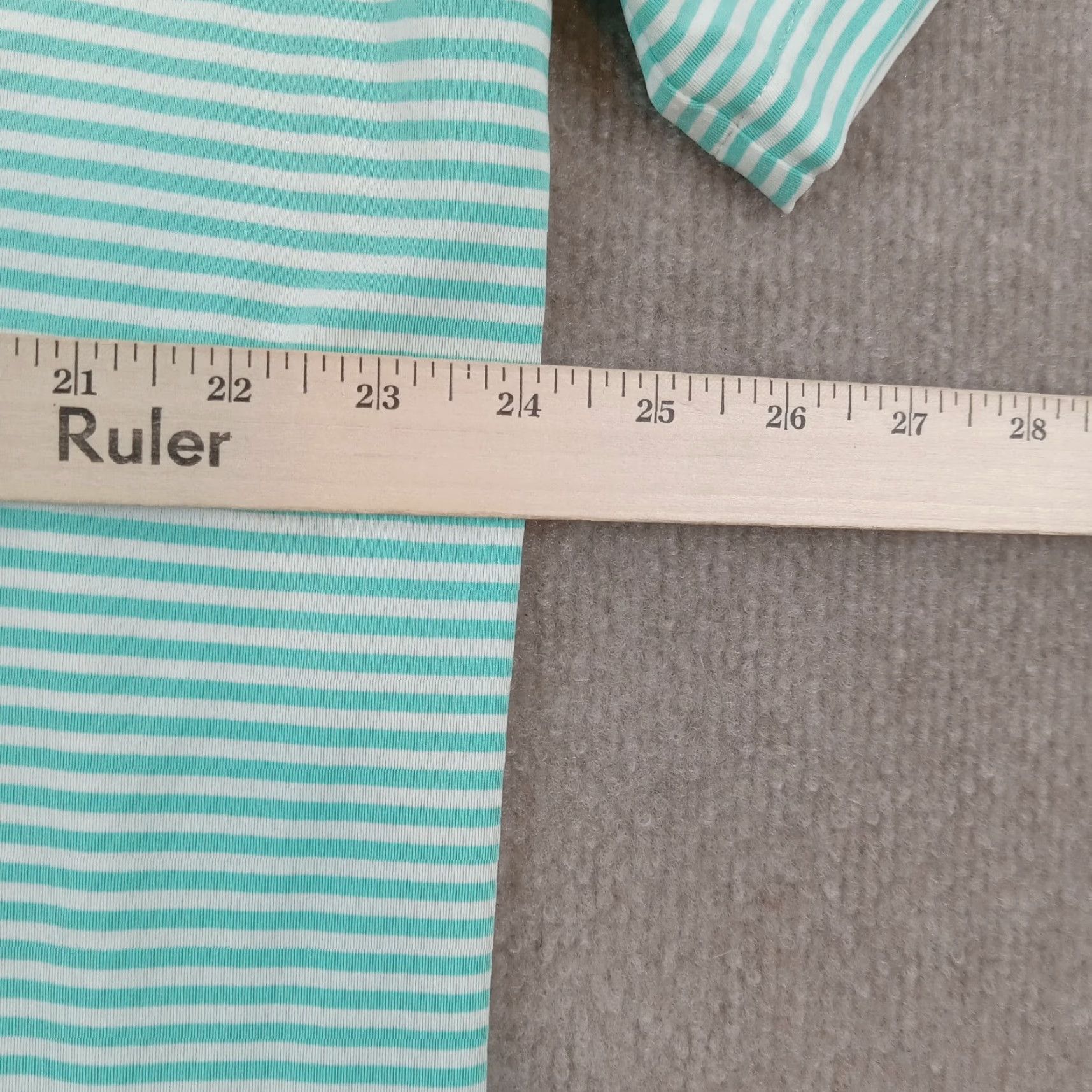 Ralph Lauren Ralph Lauren RLX Polo Golf Shirt Mens Extra Large Blue White Striped Stretch Size US L / EU 52-54 / 3 - 4 Thumbnail