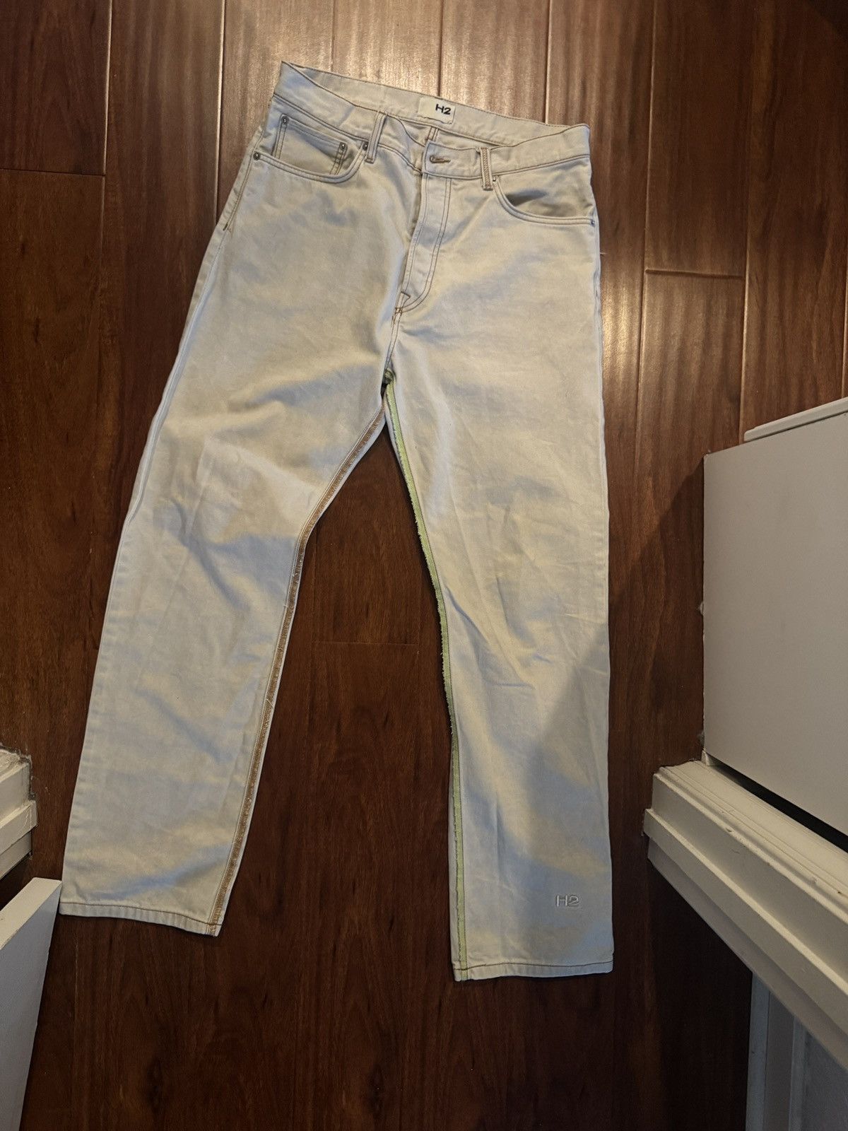 H&M × Heron Preston Heron Preston (H2) Gray Jeans Limited Edition Size US 32 / EU 48 - 1 Thumbnail