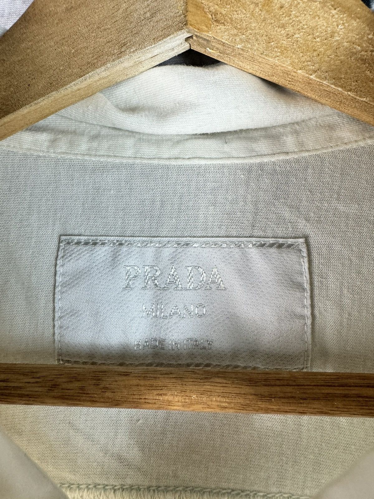 PRADA Milano Luxury Cotton Stretch Polo Made in Italy