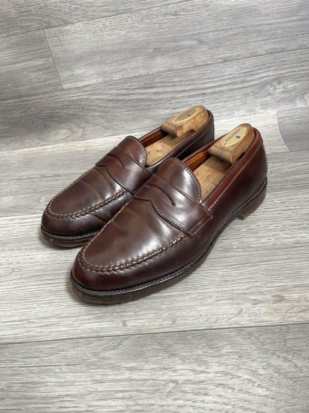 Alden Alden shell cordovan penny loafers Size US 8.5 / EU 41-42 - 1 Thumbnail
