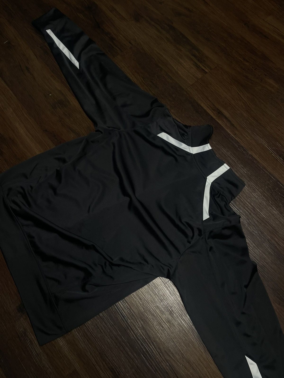 Nike Gray n white Track jacket Size US M / EU 48-50 / 2 - 3 Thumbnail