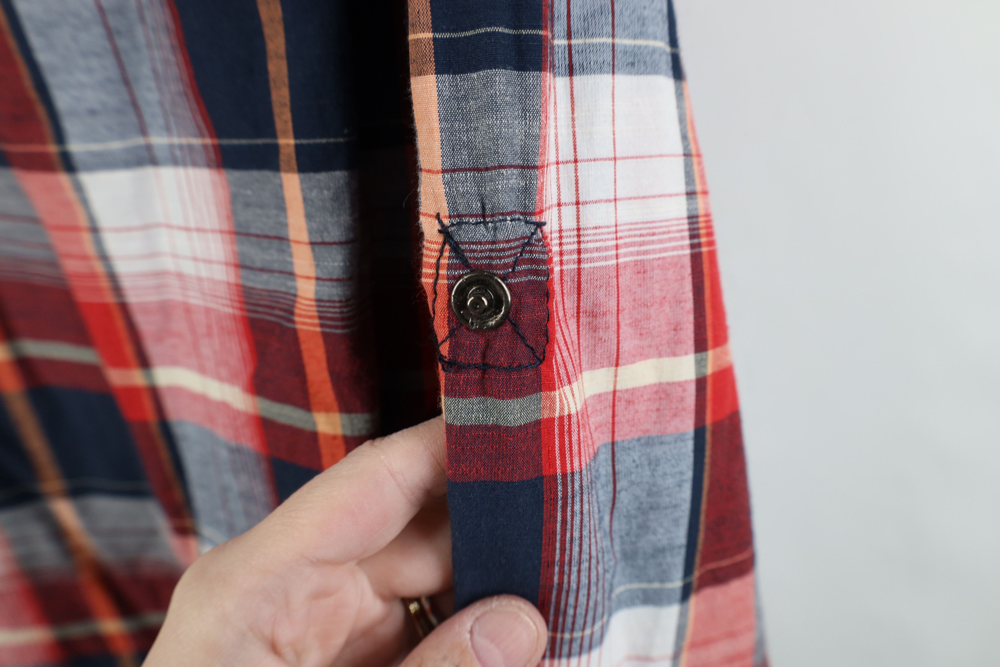 Vintage Buckle BKE Stitch Western Snap Button Collared Shirt Plaid Size US M / EU 48-50 / 2 - 11 Thumbnail