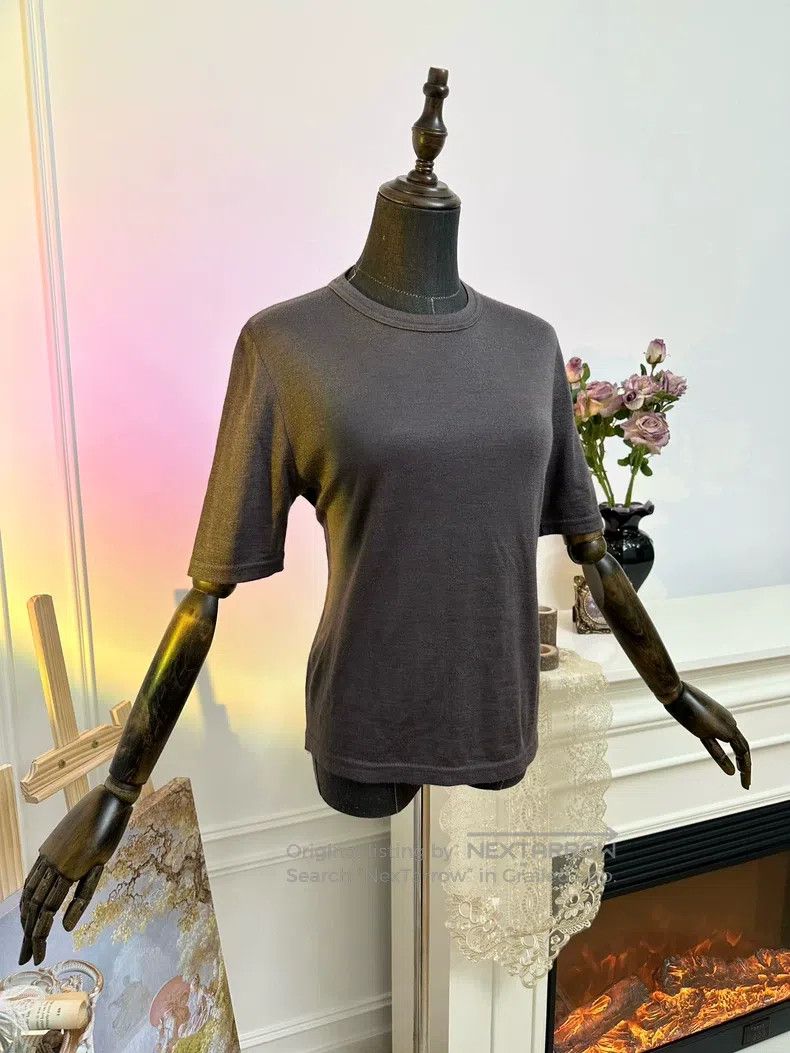 Hermes Hermes Margiela period women's cashmere and silk blend rib Size M / US 6-8 / IT 42-44 - 4 Thumbnail