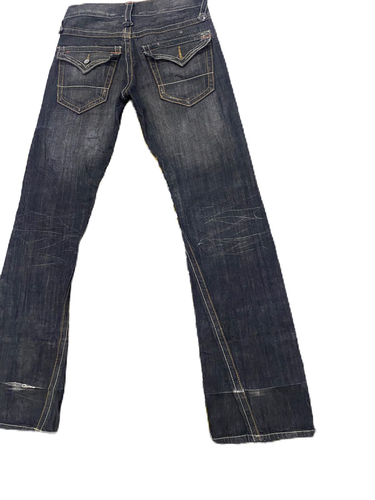 Japanese Brand × Junya Watanabe × semanticdesign FLARE JEANS JAPAN BRAND SEMANTIC DESIGN RIPPED STYLE DENIM Size US 32 / EU 48 - 5 Thumbnail