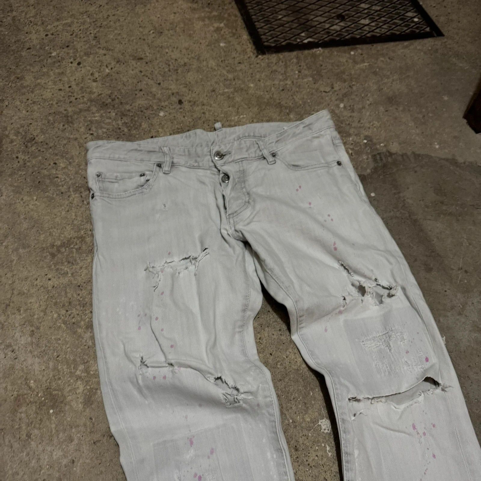 Dsquared2 Dsquared2 distressed paint splatter jeans Size US 32 / EU 48 - 3 Thumbnail