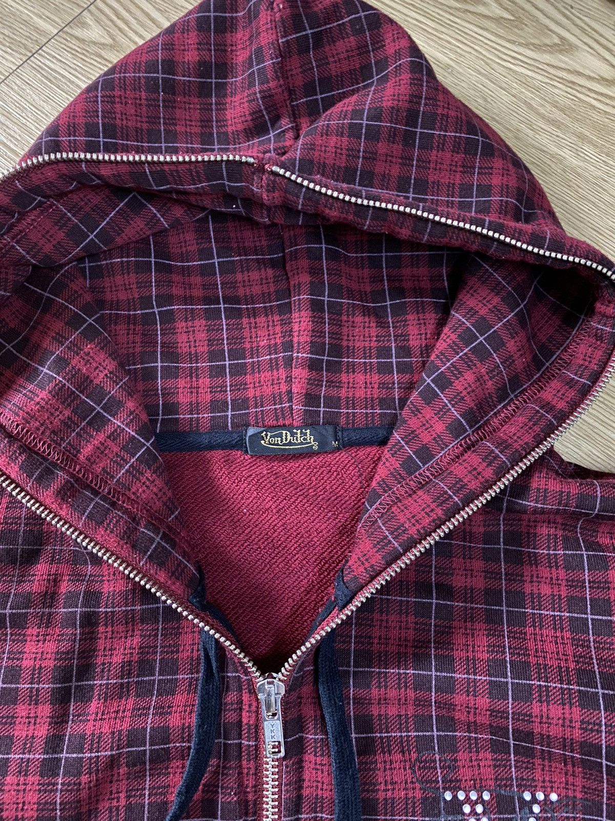 Von Dutch Full Zipper Hoodie With Back Print Logo Genuine Vintage Size US S / EU 44-46 / 1 - 4 Thumbnail