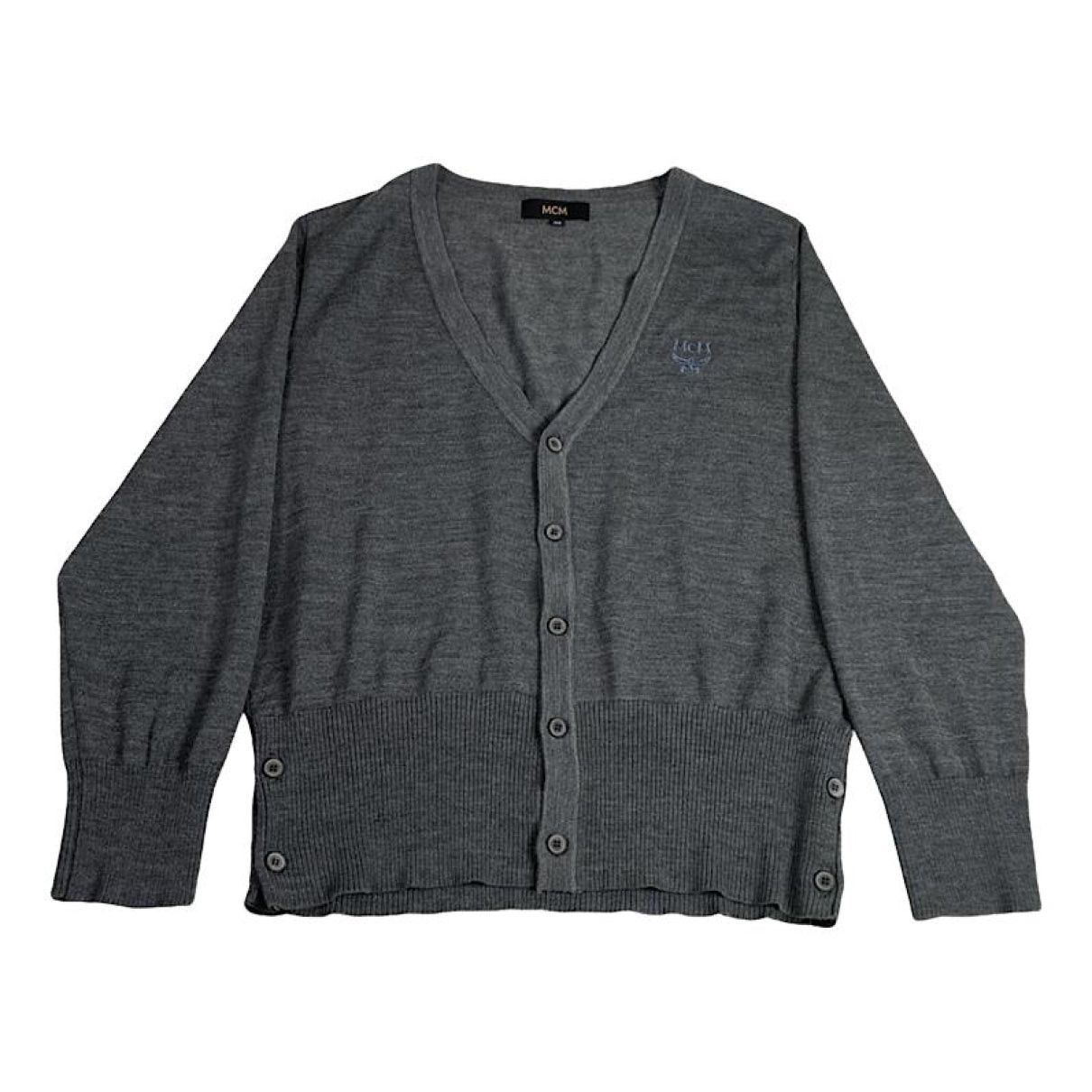 MCM Grey Wool Knitwear & Sweatshirt Size L / US 10 / IT 46 - 1 Thumbnail