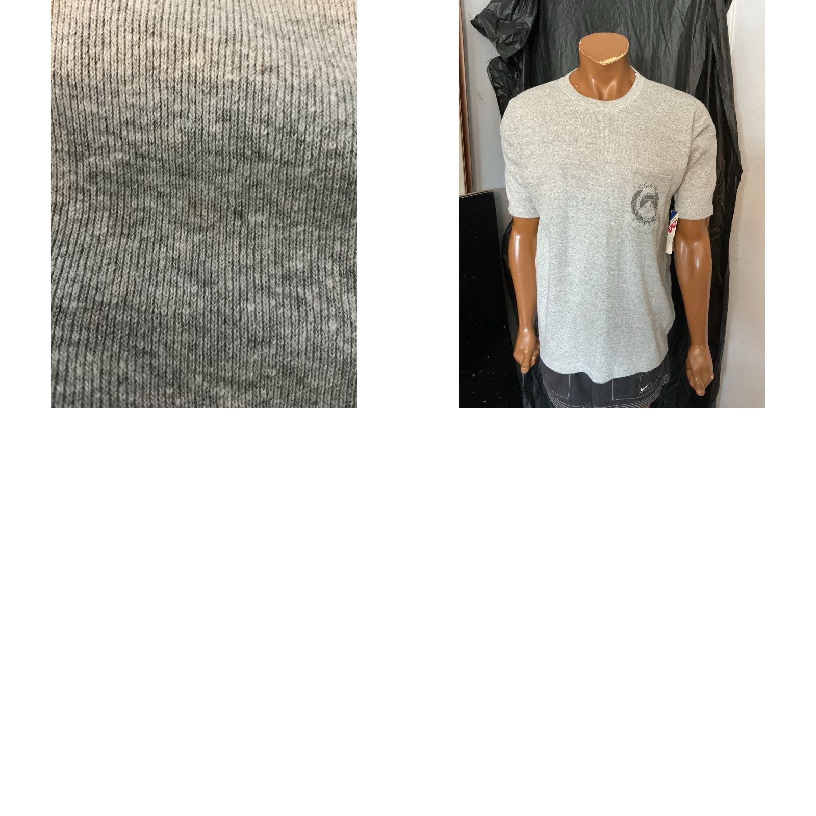 Vintage VINTAGE Bassett Walker Club De Paramount Pictures Ribbed Thermal Gray Shirt Sz.S Mens Size US S / EU 44-46 / 1 - 8 Thumbnail