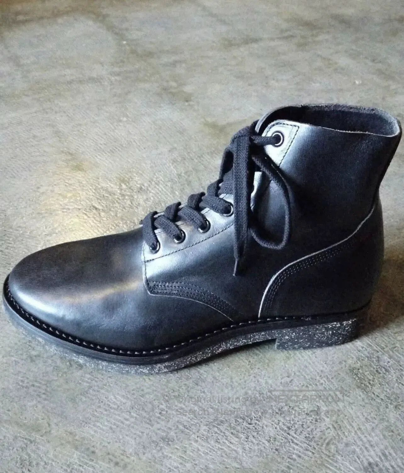The Real McCoy's real mccoy's black leather boots 8D. Size US 8 / EU 41 - 8 Thumbnail