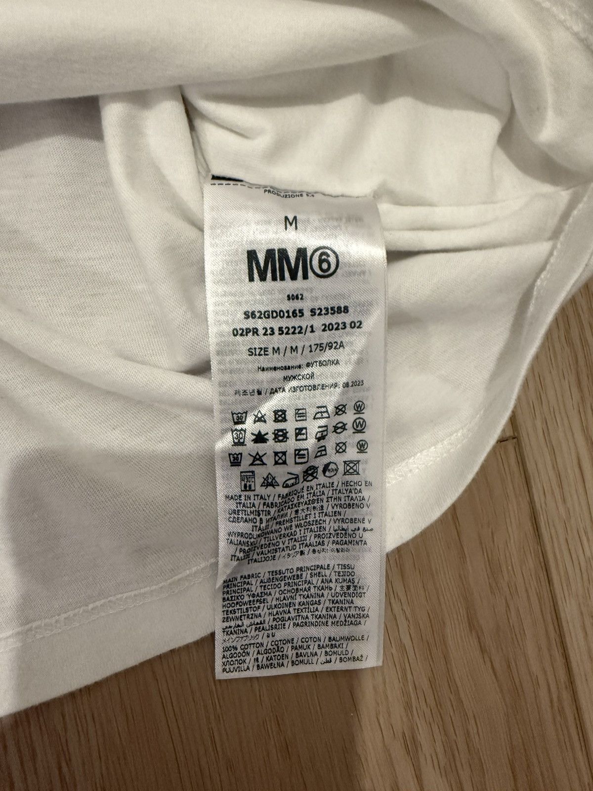 Maison Margiela MM6 Maison Margiela Numbers Tee Size US S / EU 44-46 / 1 - 4 Thumbnail