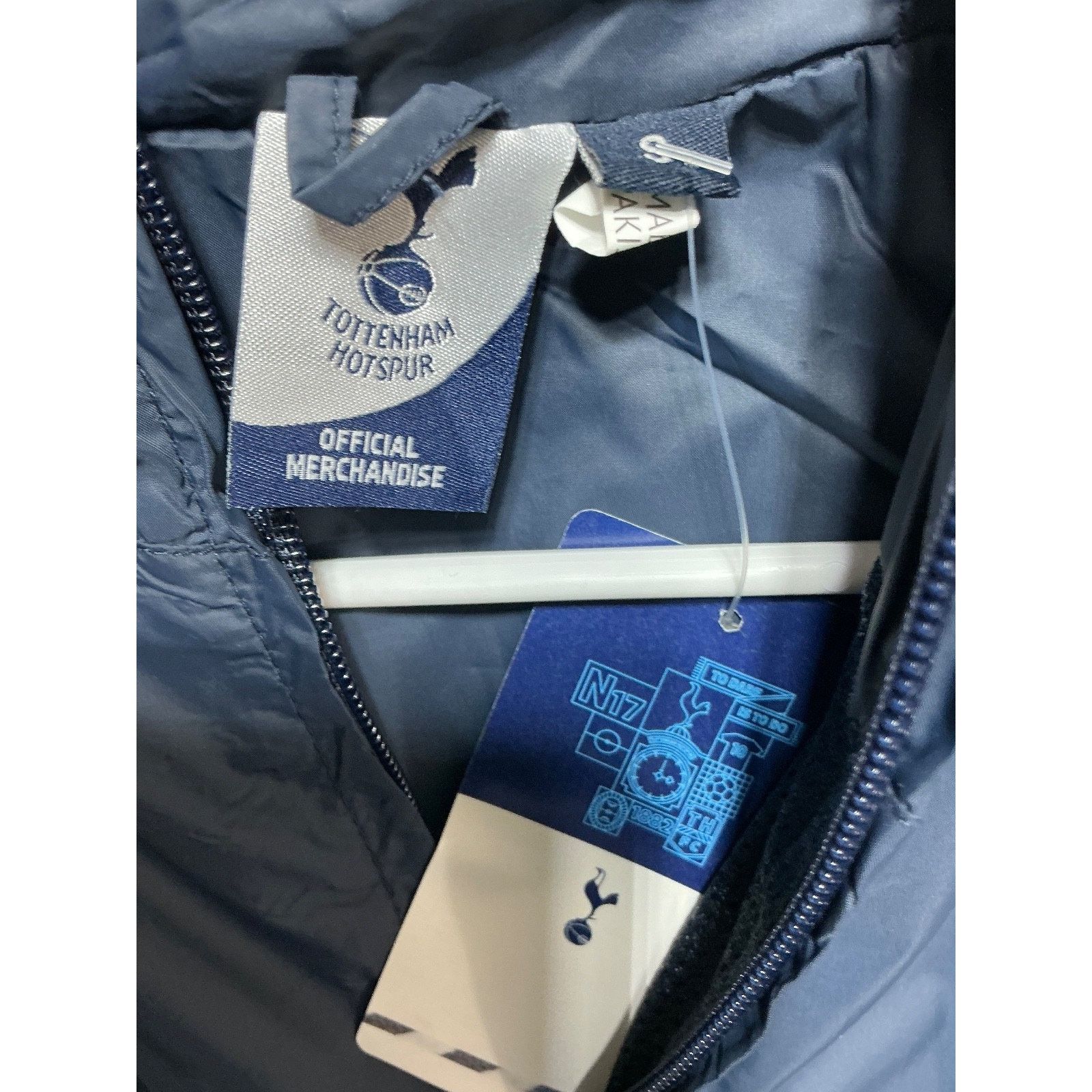 Nike Men's Navy Tottenham Hotspur Anorak Half-Zip Jacket size S Size US S / EU 44-46 / 1 - 2 Thumbnail