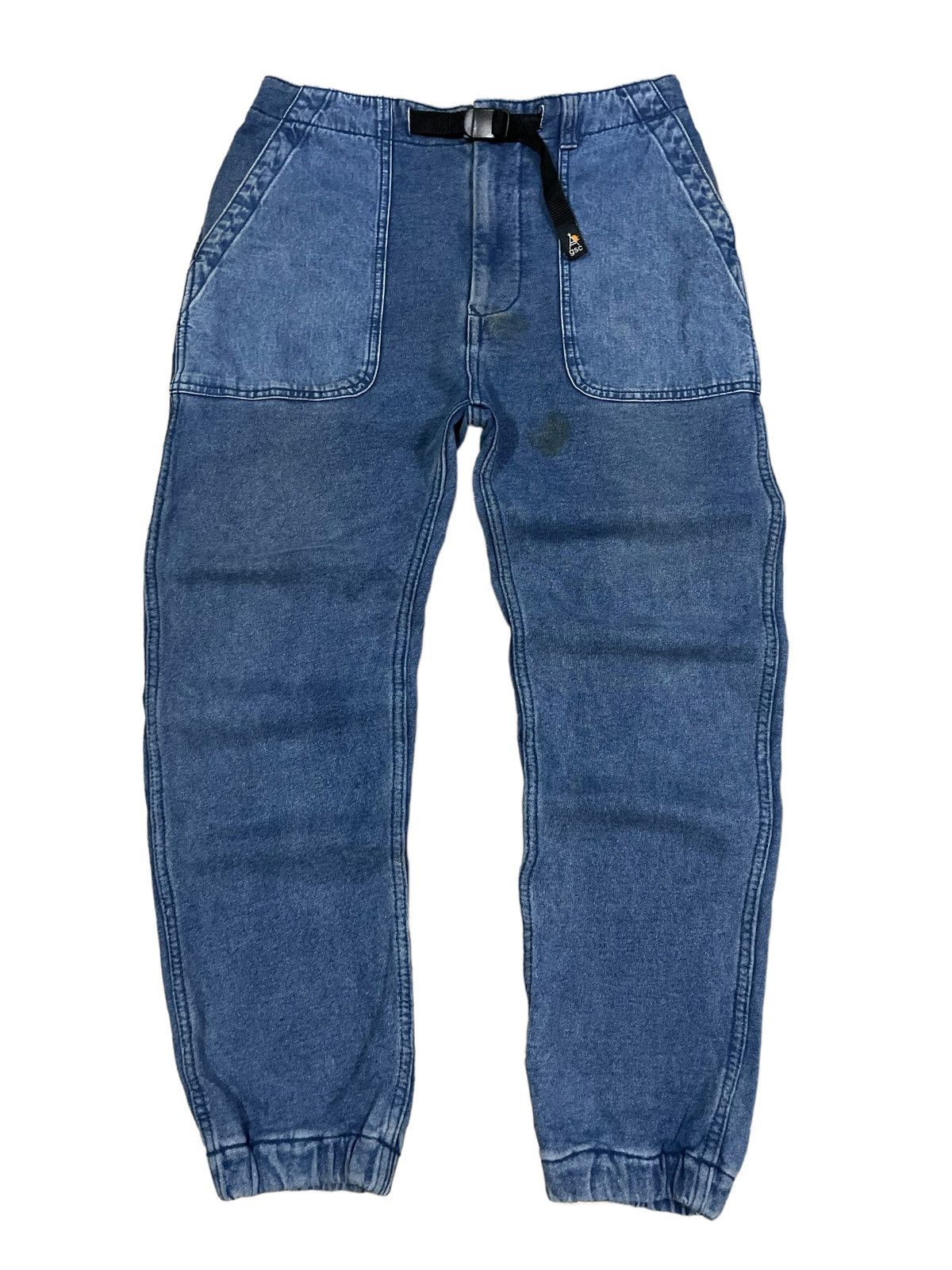 go slow caravan Go Slow Caravan Street Gorpcore Denim Jogger Pants Size US 31 - 1 Thumbnail