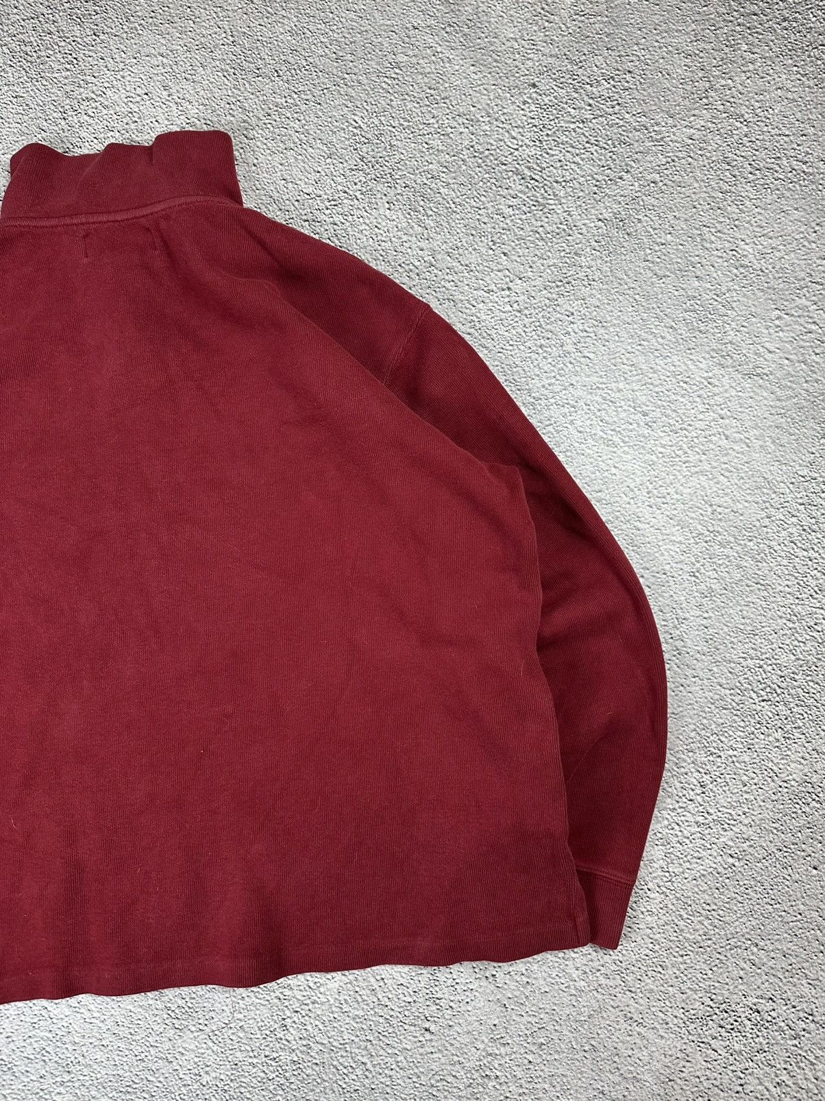 Polo Ralph Lauren Vintage Polo by Ralph Lauren 1/4 Zip Hoodie Knitwear Sweater Size US XL / EU 56 / 4 - 10 Thumbnail
