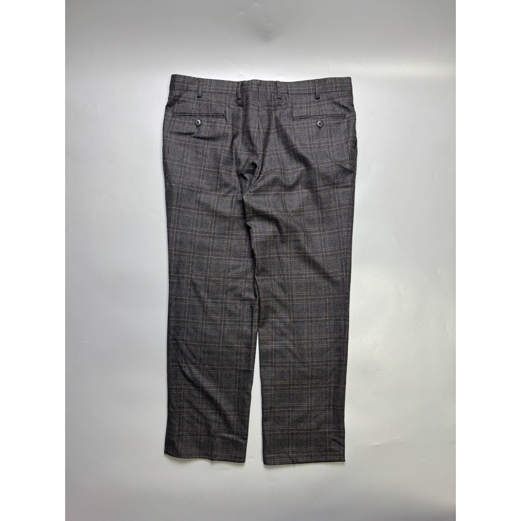 Brioni Brioni Moena Slim Fit Checkered Wool Trousers Pants (Y1145) Size US 36 / EU 52 - 9 Thumbnail