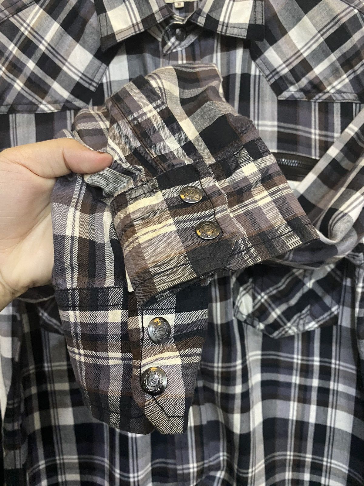 Flannel × Japanese Brand × Vintage Vintage Garments Authentic Flannel Size US M / EU 48-50 / 2 - 8 Thumbnail