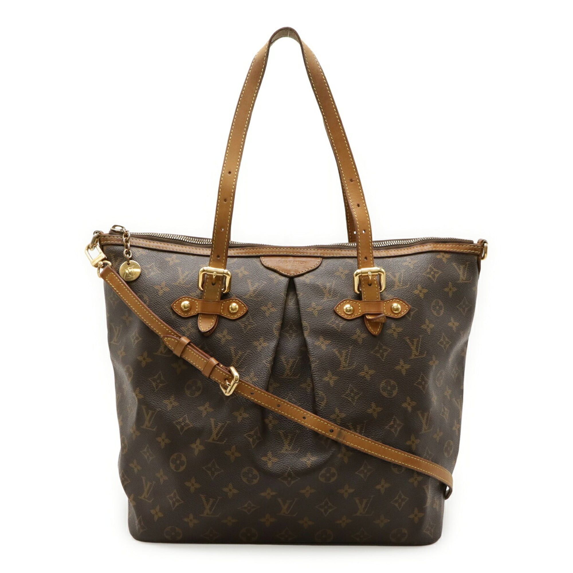 LOUIS VUITTON Monogram Palermo GM Tote Bag Shoulder M40146