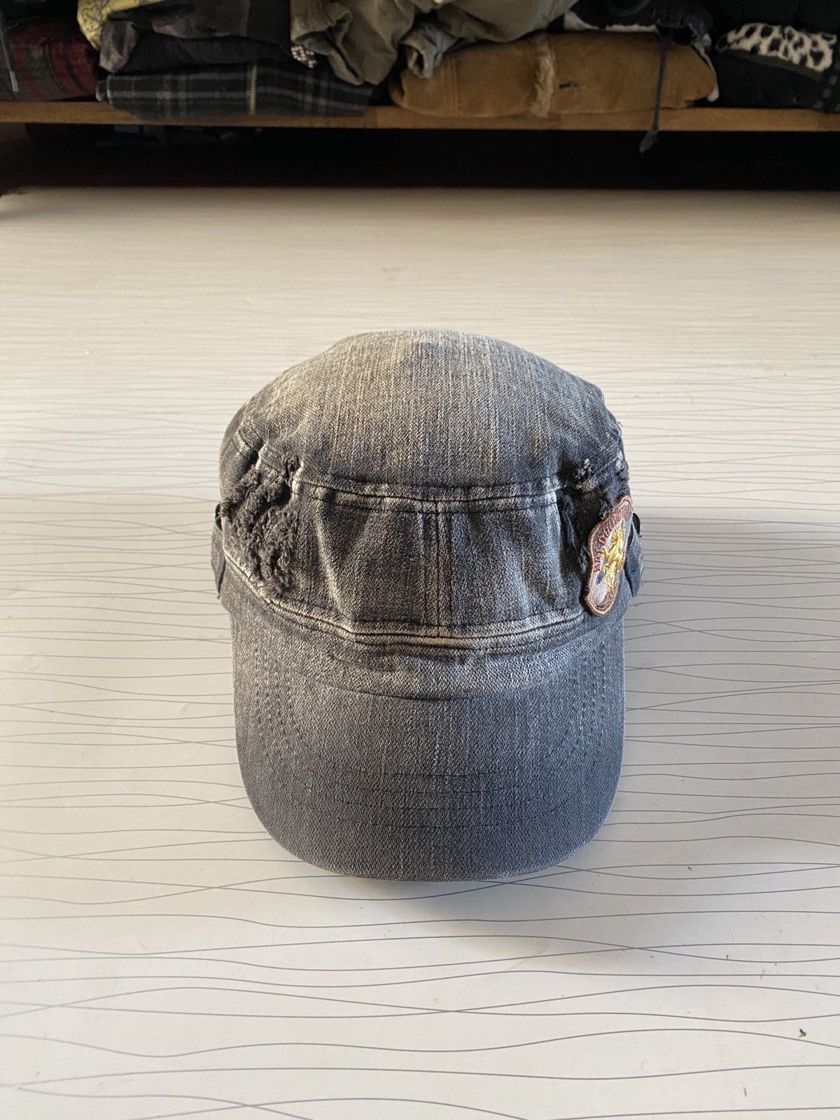 Le Grande Bleu (L.G.B.) Nicole st gilles distressed patch hats Size ONE SIZE - 1 Thumbnail