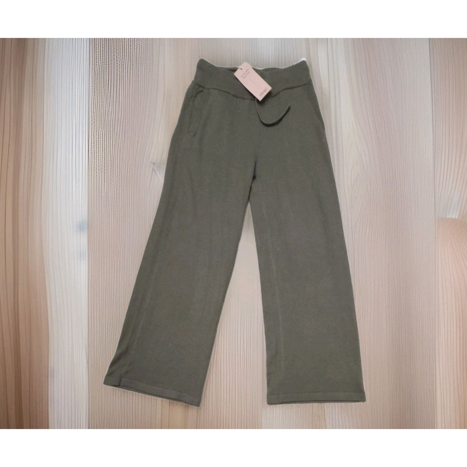 Eberjey Eberjey Softer Recycled Lounge Wide-Leg Sweatpants In Smoli Size 29" - 4 Thumbnail