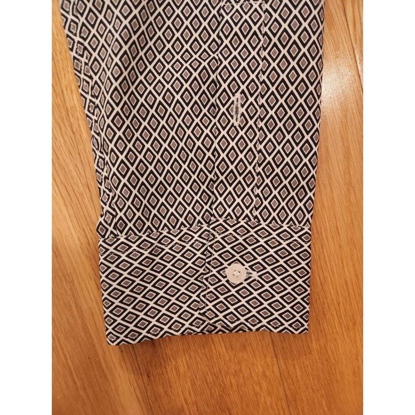 Burberry Burberry London Men’s Geometric Print Shirt Size US S / EU 44-46 / 1 - 4 Thumbnail