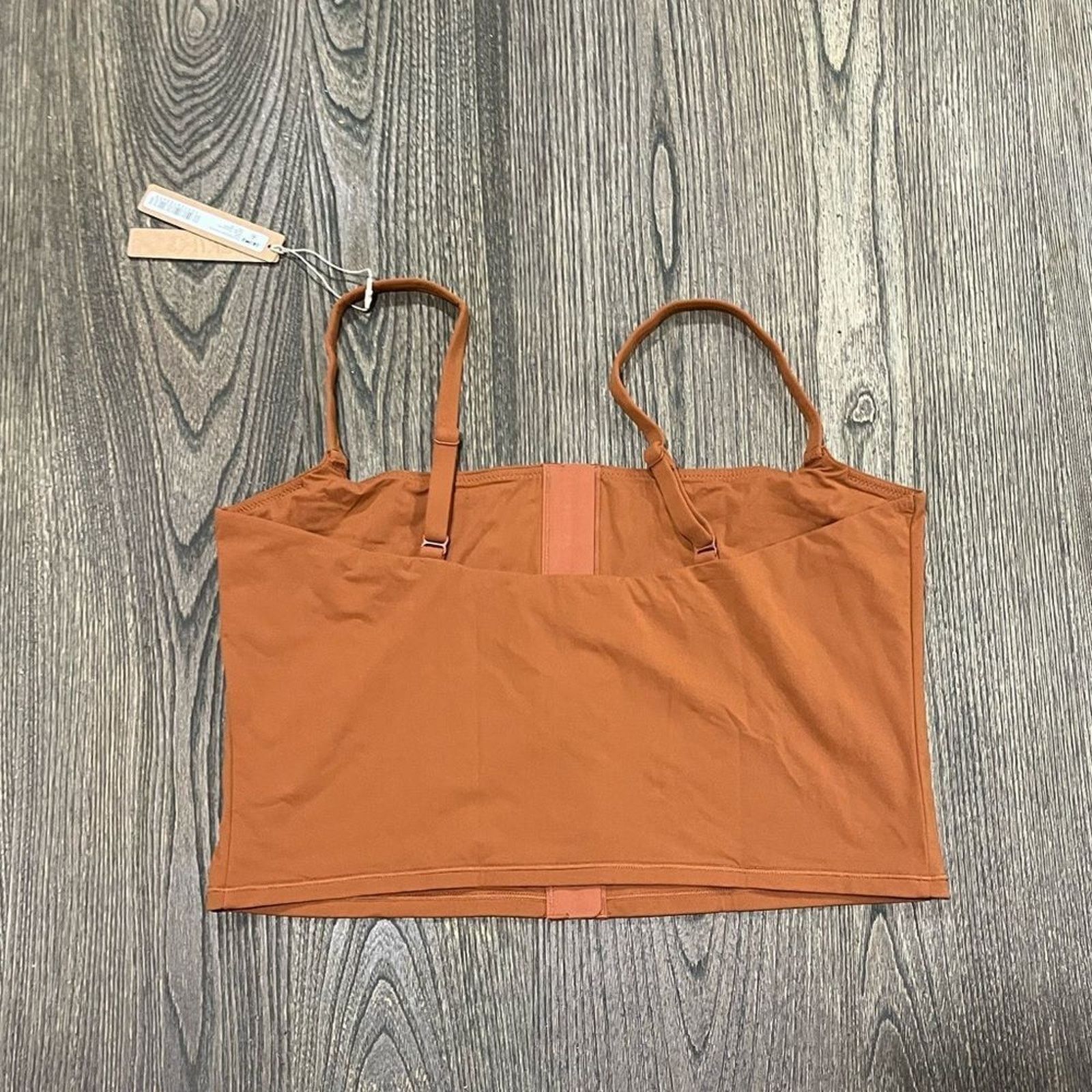 SKIMS NWT Skims Fit Everybody Adaptive Cami Crop Tank Top Front 2X Size XXL / US 16-18 / IT 52-54 - 4 Thumbnail