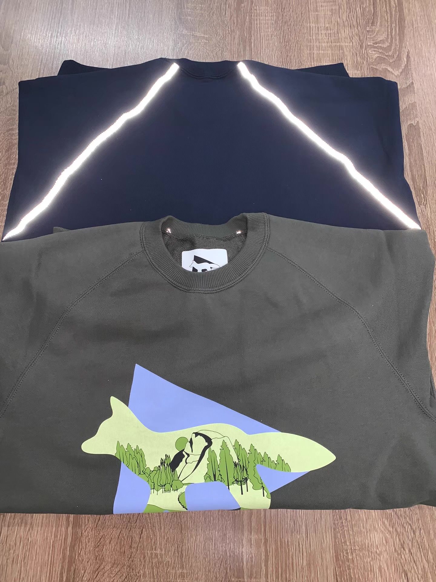 And Wander MAISON KITSUNÉ × and wander Cotton Sweatshirt Ｑ22 Size US M / EU 48-50 / 2 - 9 Thumbnail