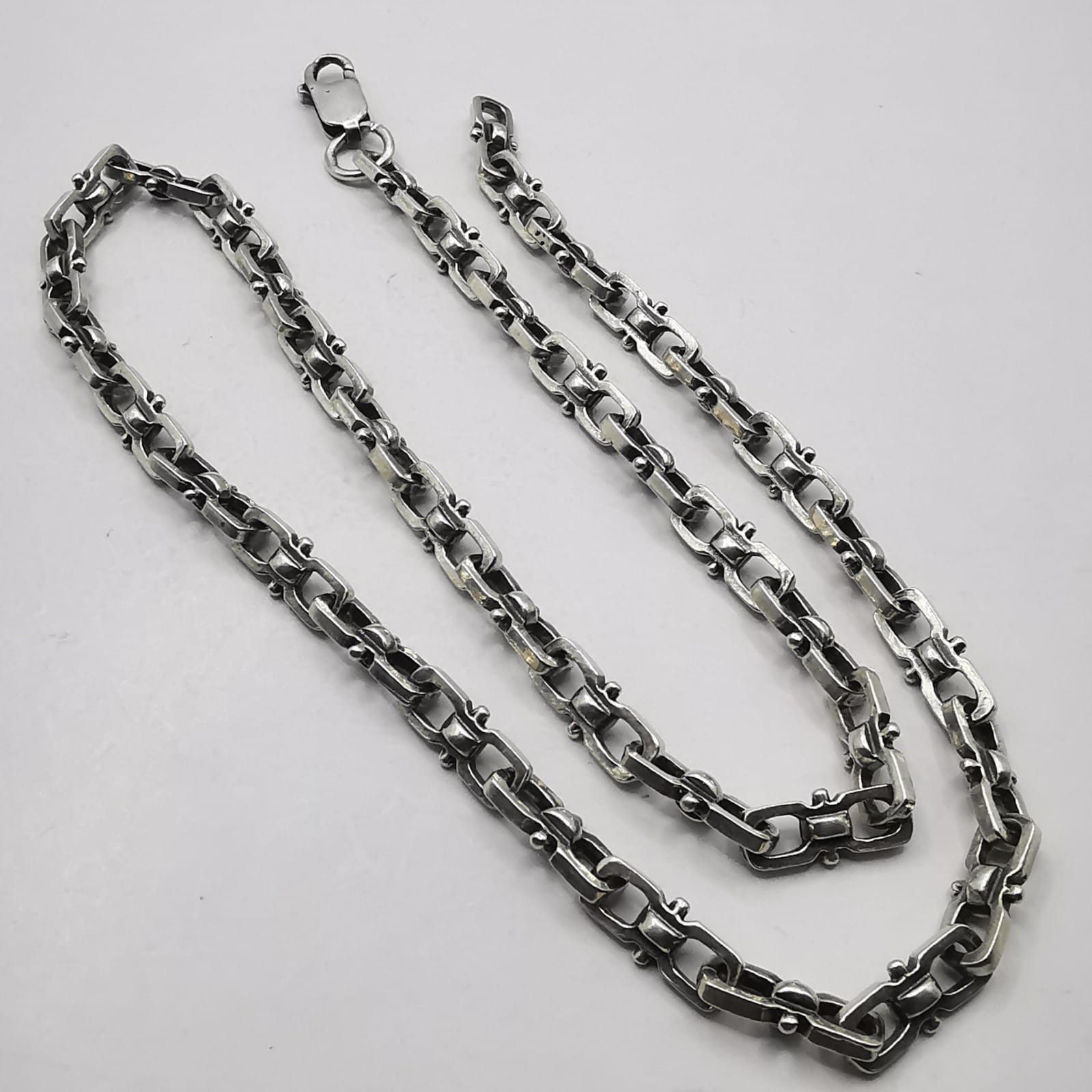 Sterling Silver Vintage Chain, 925 Sterling Silver, Signed 25.99g Size ONE SIZE - 1 Thumbnail