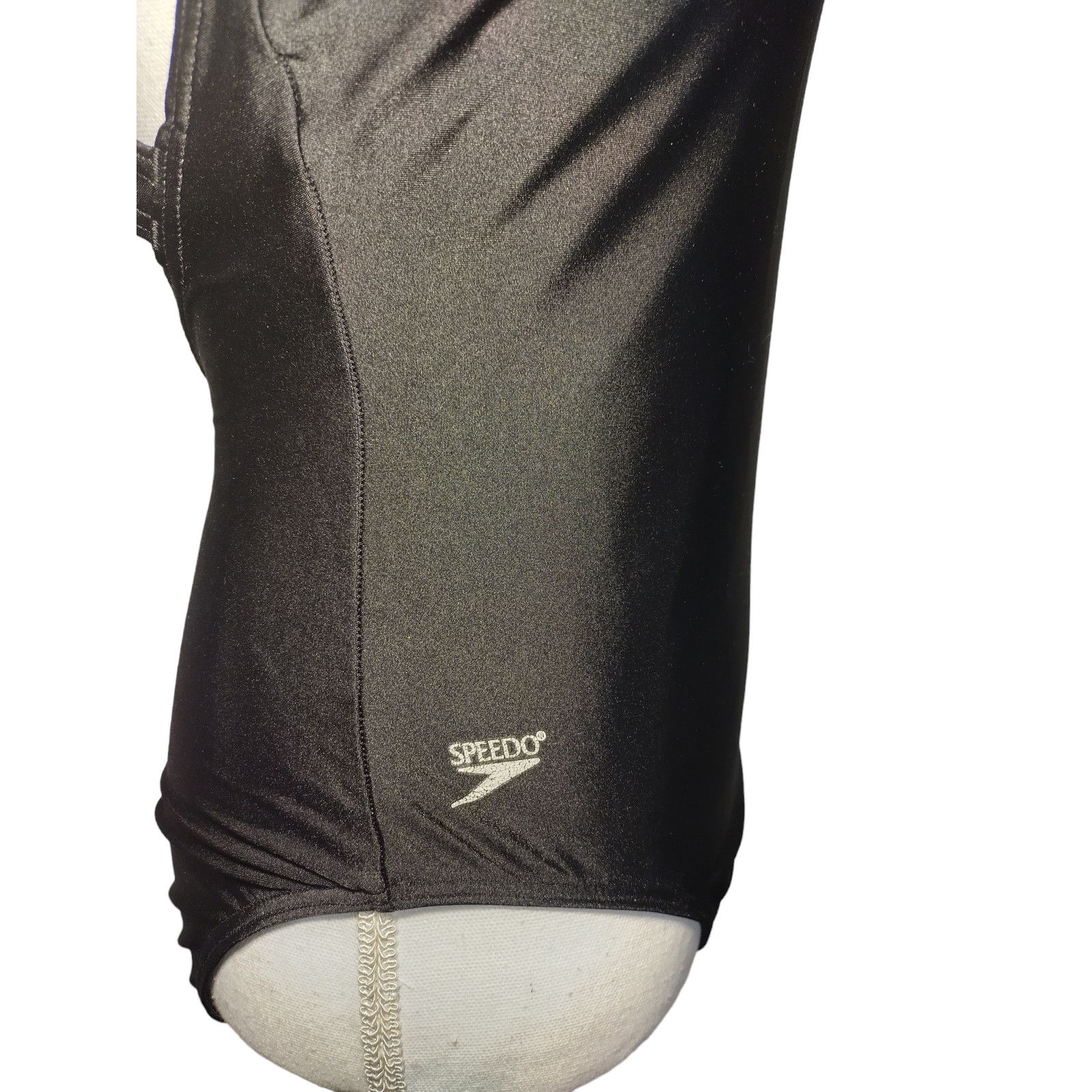 Speedo Speedo Womens One-Piece Swimsuit Sleeveless Black Size 12 Size ONE SIZE - 2 Thumbnail