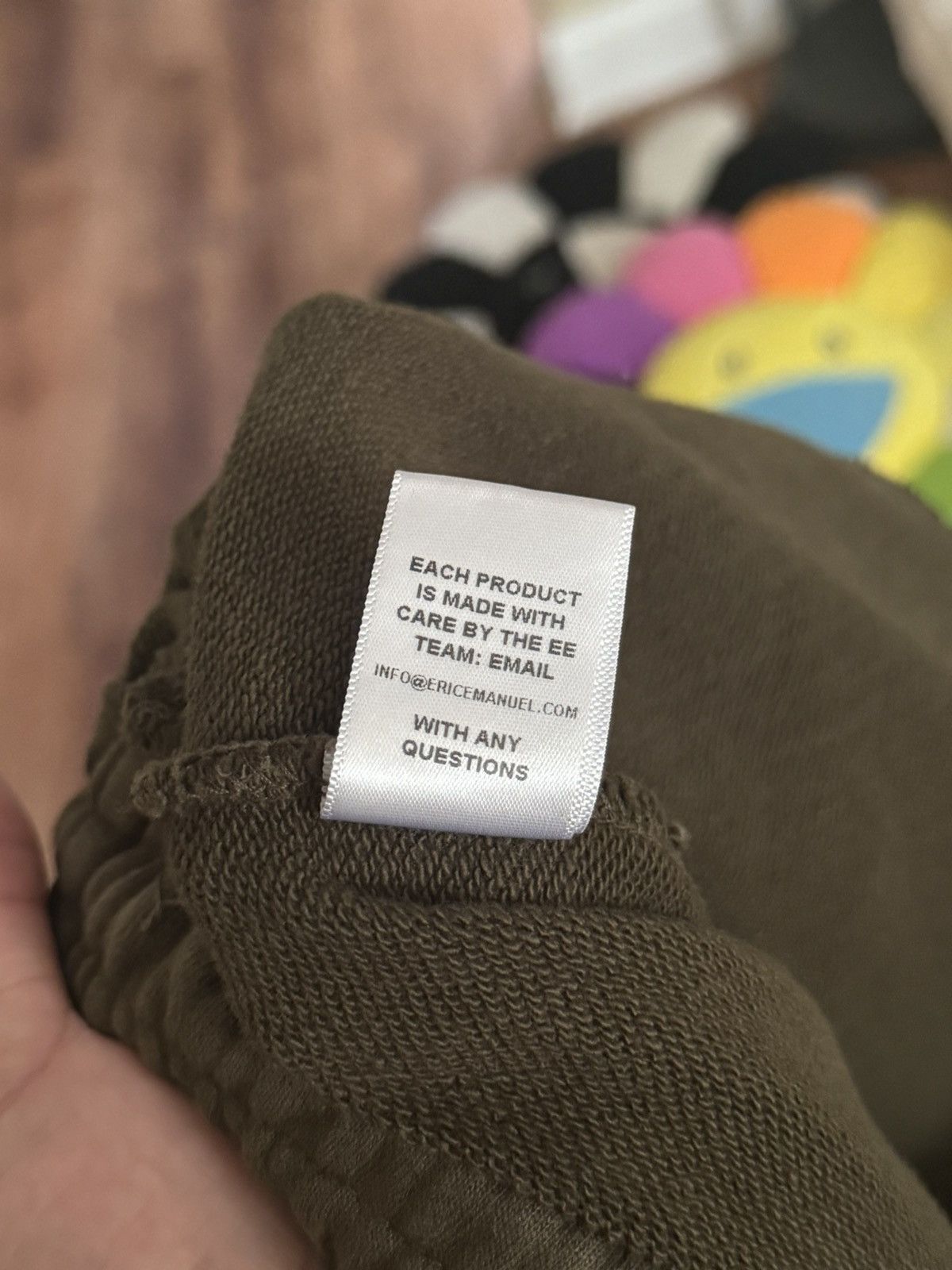 Eric Emanuel Eric Emanuel Green/Orange Sweatpants Size US 33 - 6 Thumbnail