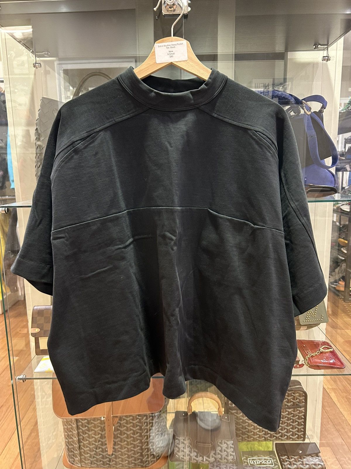 Entire Studios Entire Studios Heavy Pocket Tee - Black Size US XS / EU 42 / 0 - 1 Thumbnail