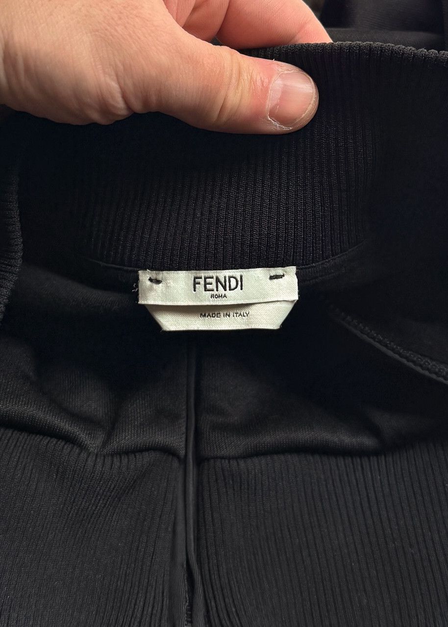 Fendi Fendi Black Forever Fendi Zucca Sleeves Track Jacket Size M / US 6-8 / IT 42-44 - 10 Thumbnail
