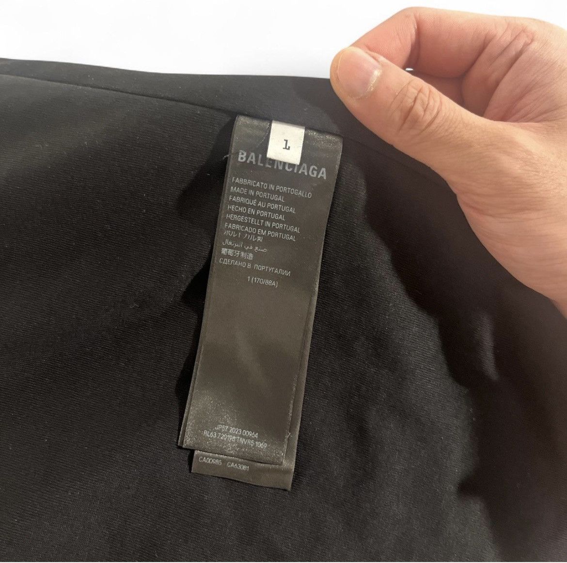 Balenciaga Balenciaga mirror logo inside out T-shirt Size US L / EU 52-54 / 3 - 7 Thumbnail